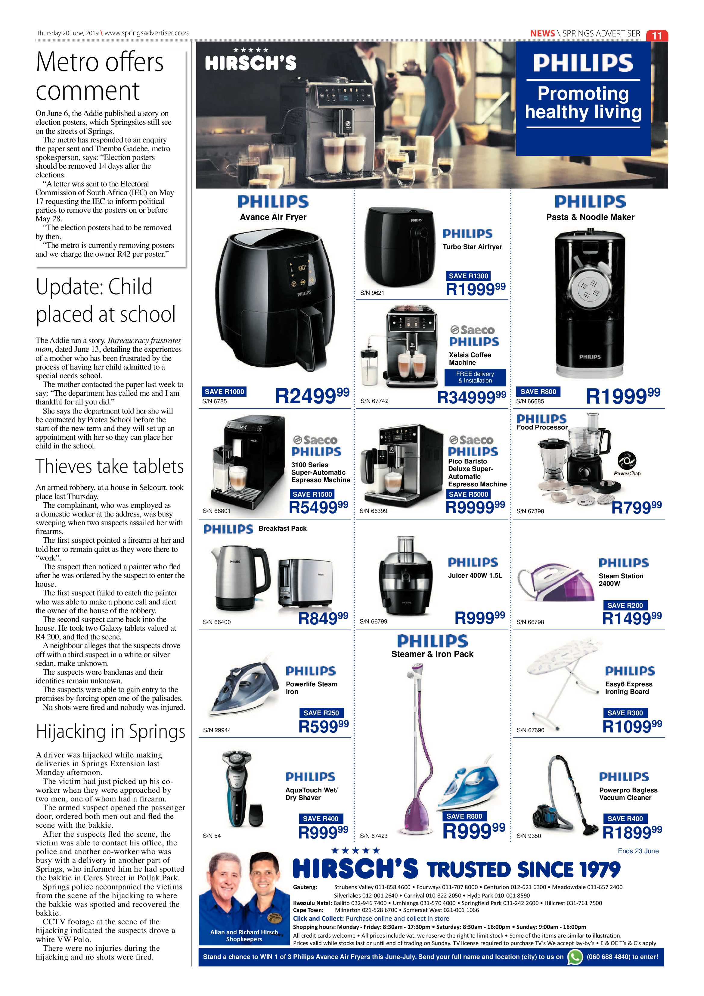 Springs Advertiser 20 June 2019 page 11