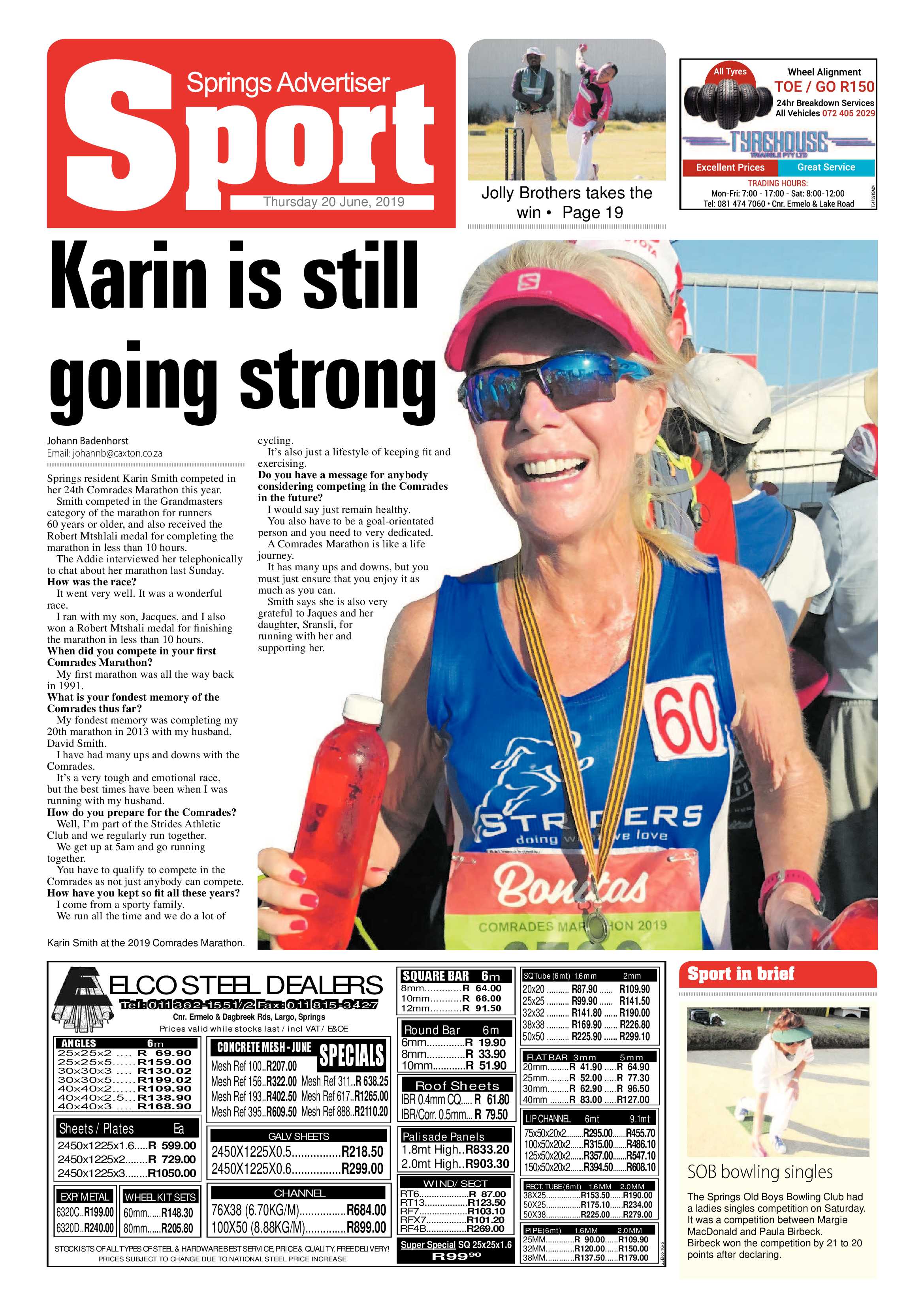 Springs Advertiser 20 June 2019 page 20