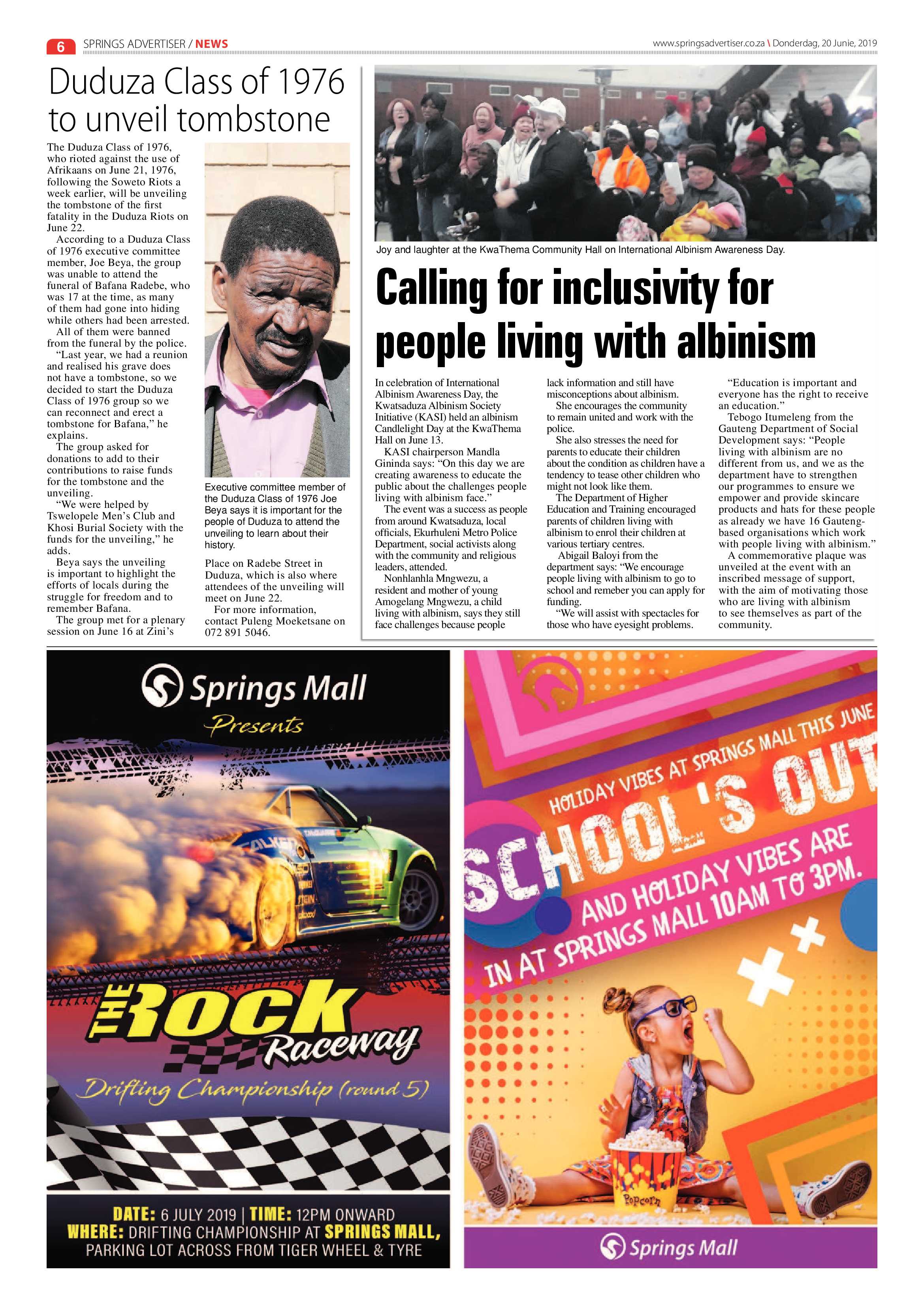 Springs Advertiser 20 June 2019 page 6