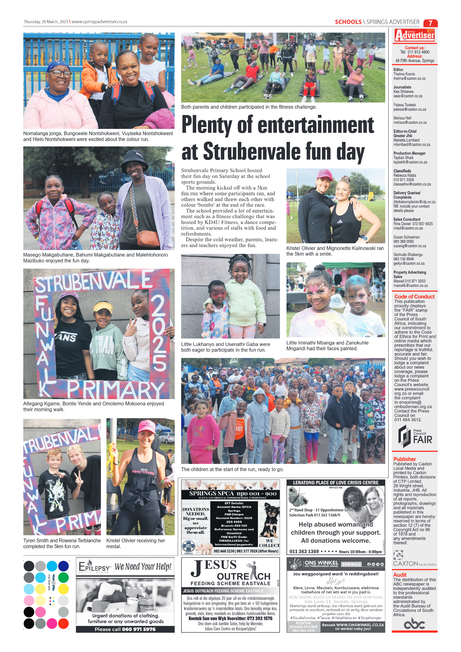 Springs Advertiser 20 March 2025 page 7