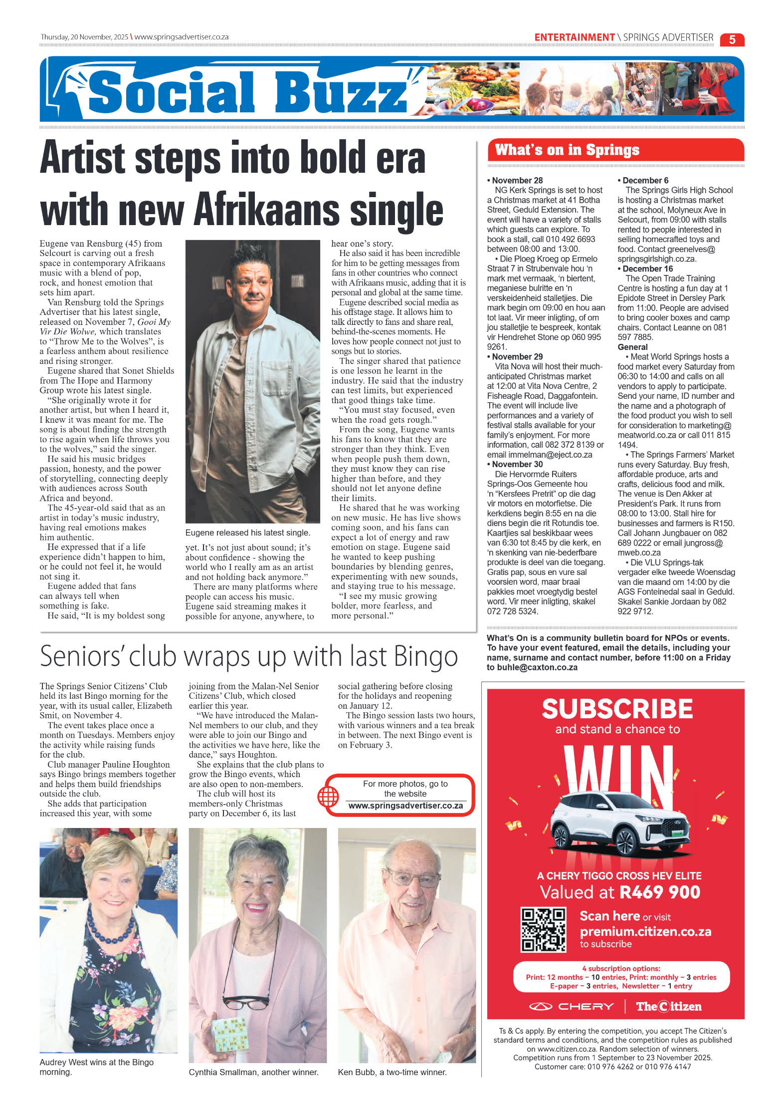 Springs Advertiser 20 November 2025 page 5