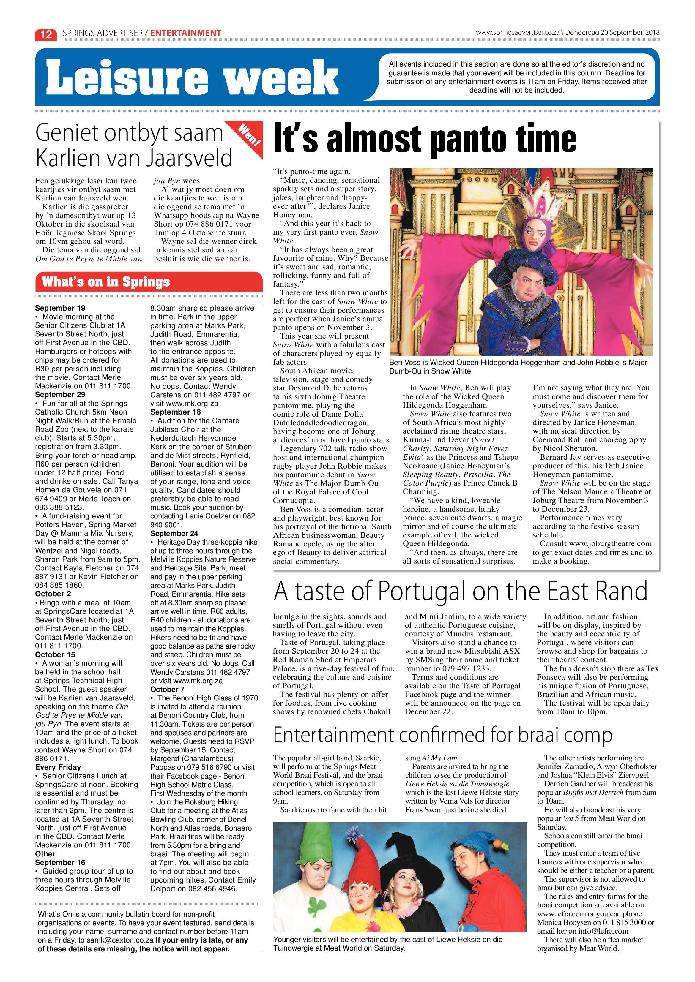 Springs Advertiser 20 September 2018 page 12