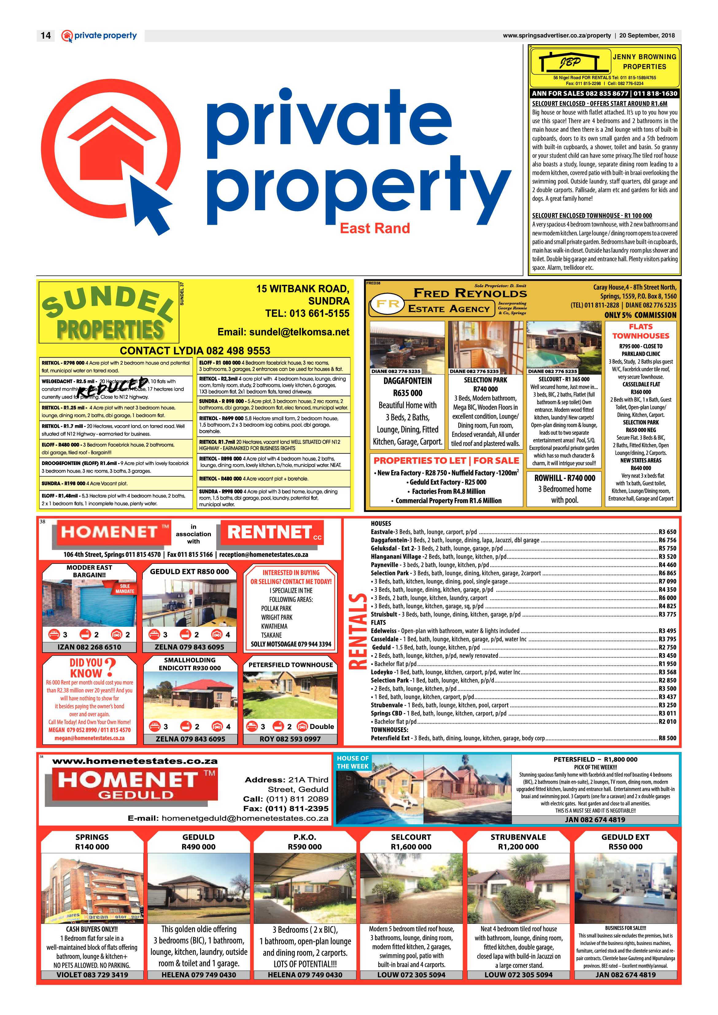 Springs Advertiser 20 September 2018 page 14