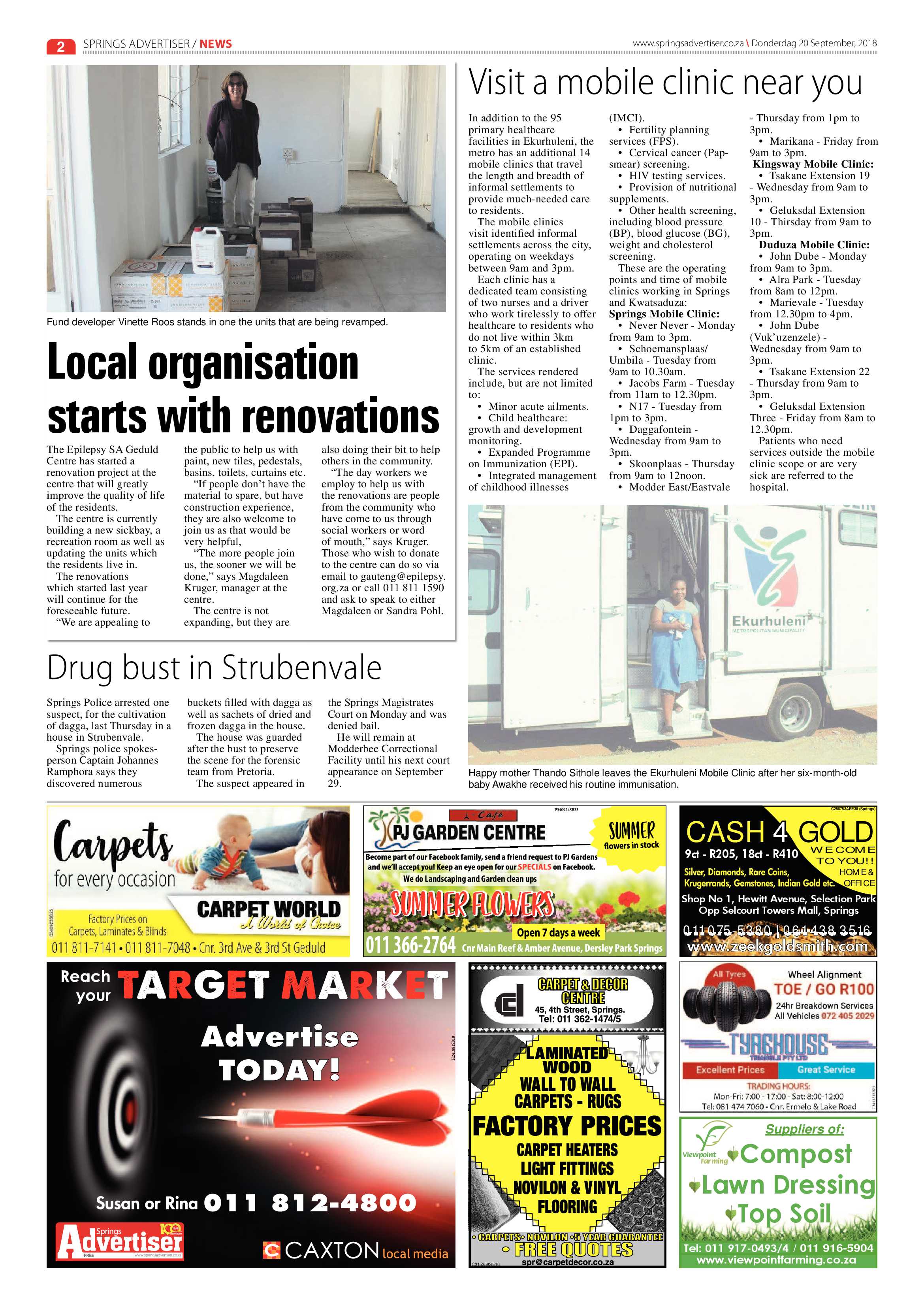 Springs Advertiser 20 September 2018 page 2