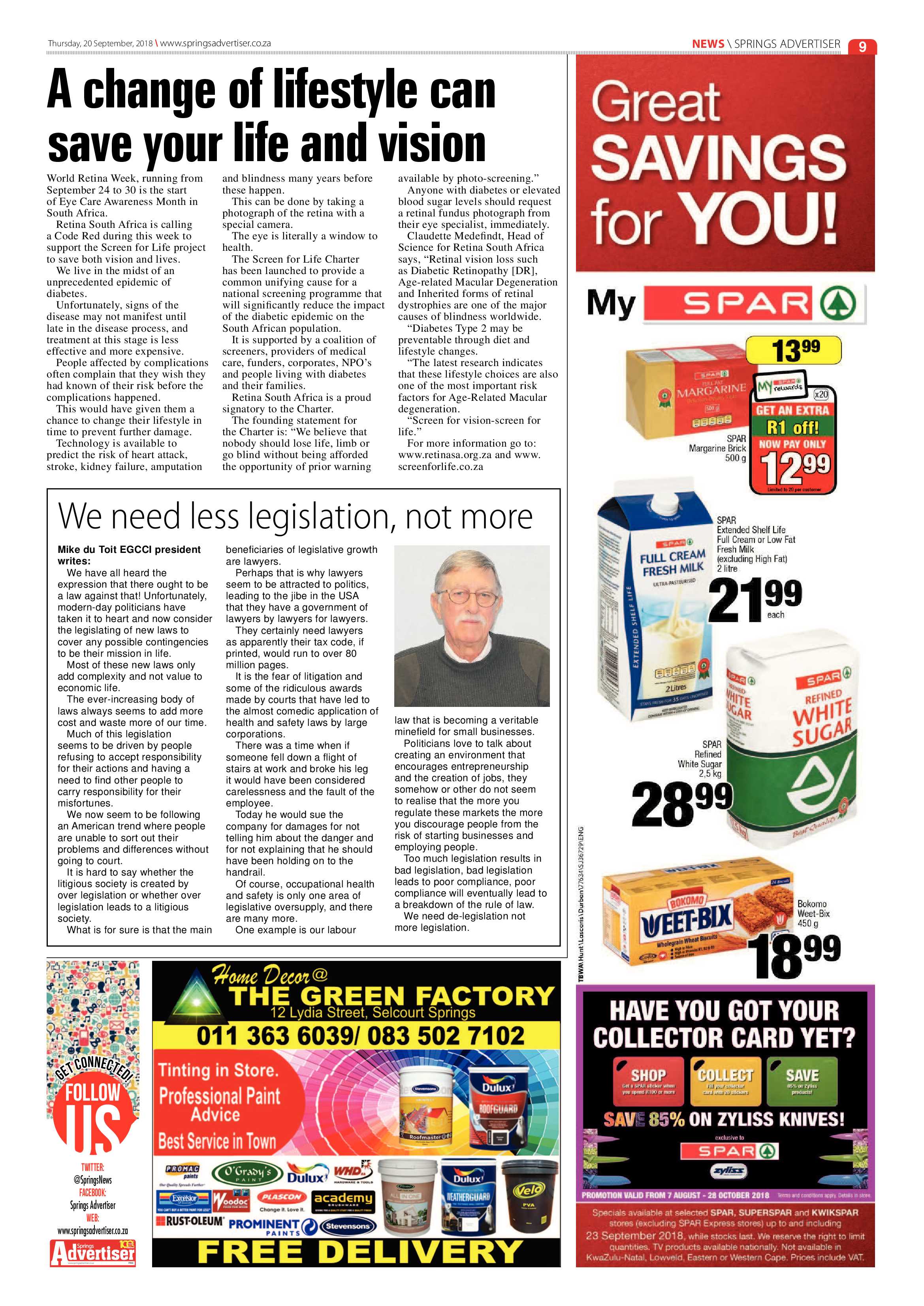Springs Advertiser 20 September 2018 page 9