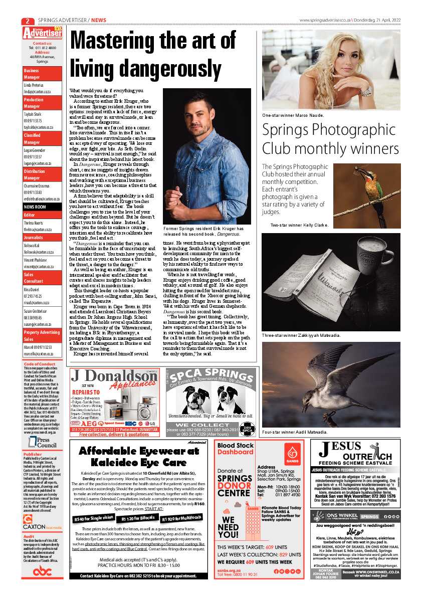 Springs Advertiser 21 April 2022 page 2
