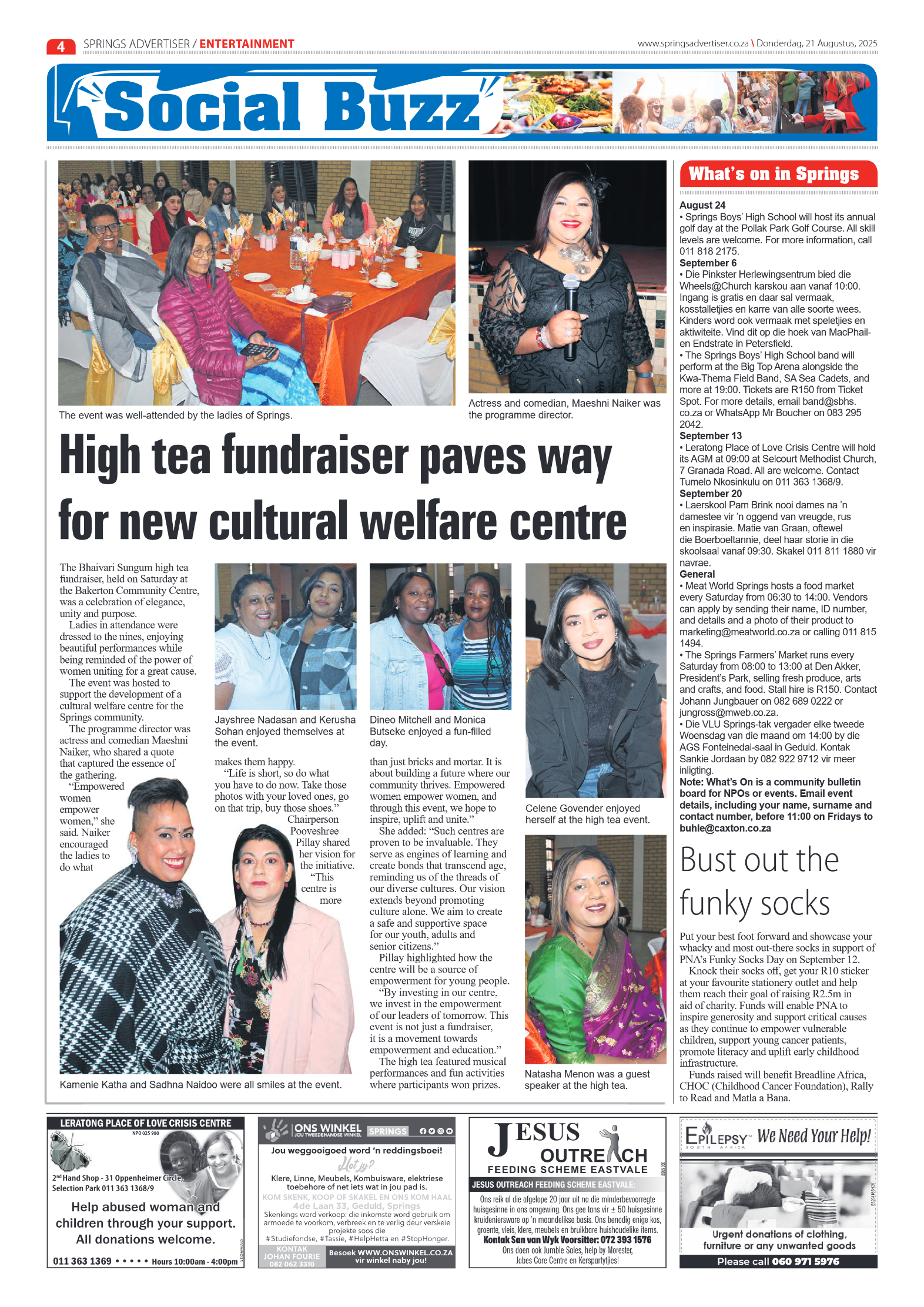 Springs Advertiser 21 August 2025 page 4