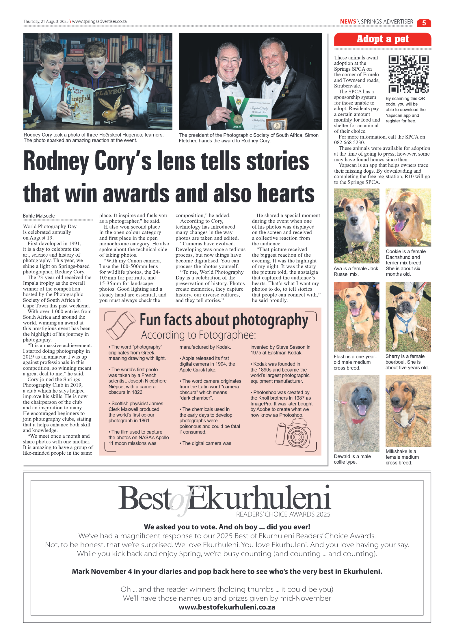 Springs Advertiser 21 August 2025 page 5