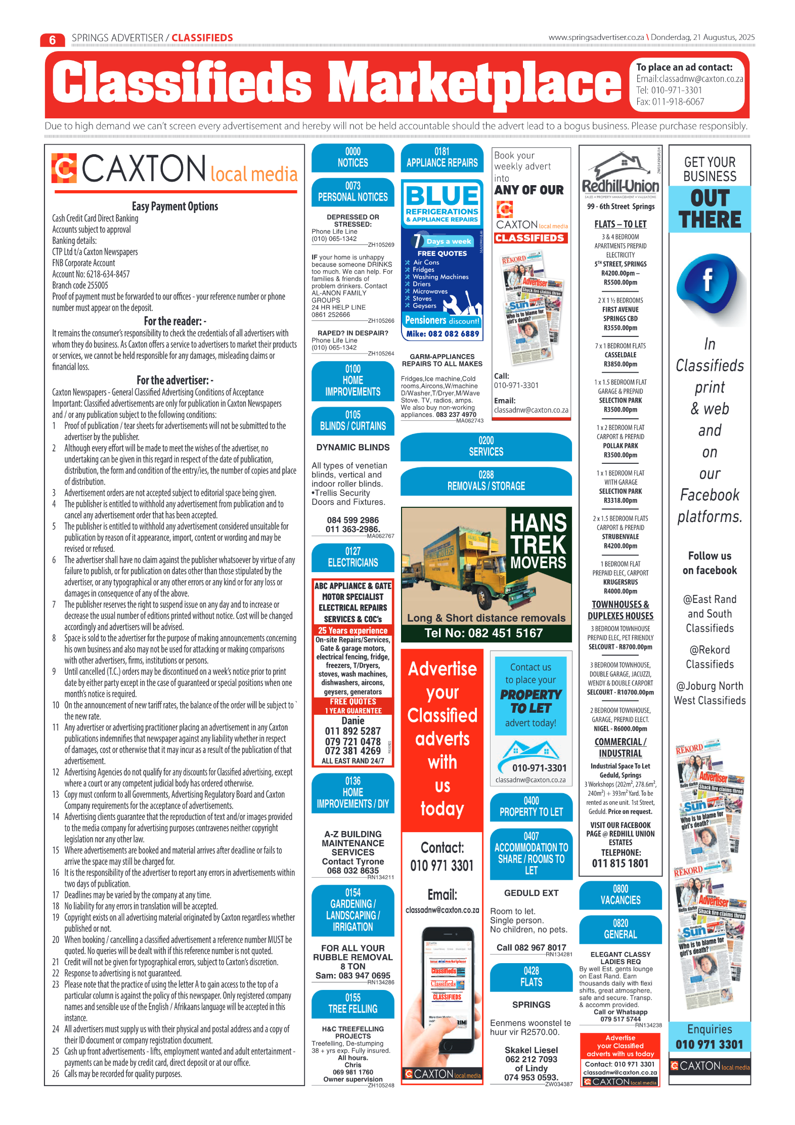 Springs Advertiser 21 August 2025 page 6