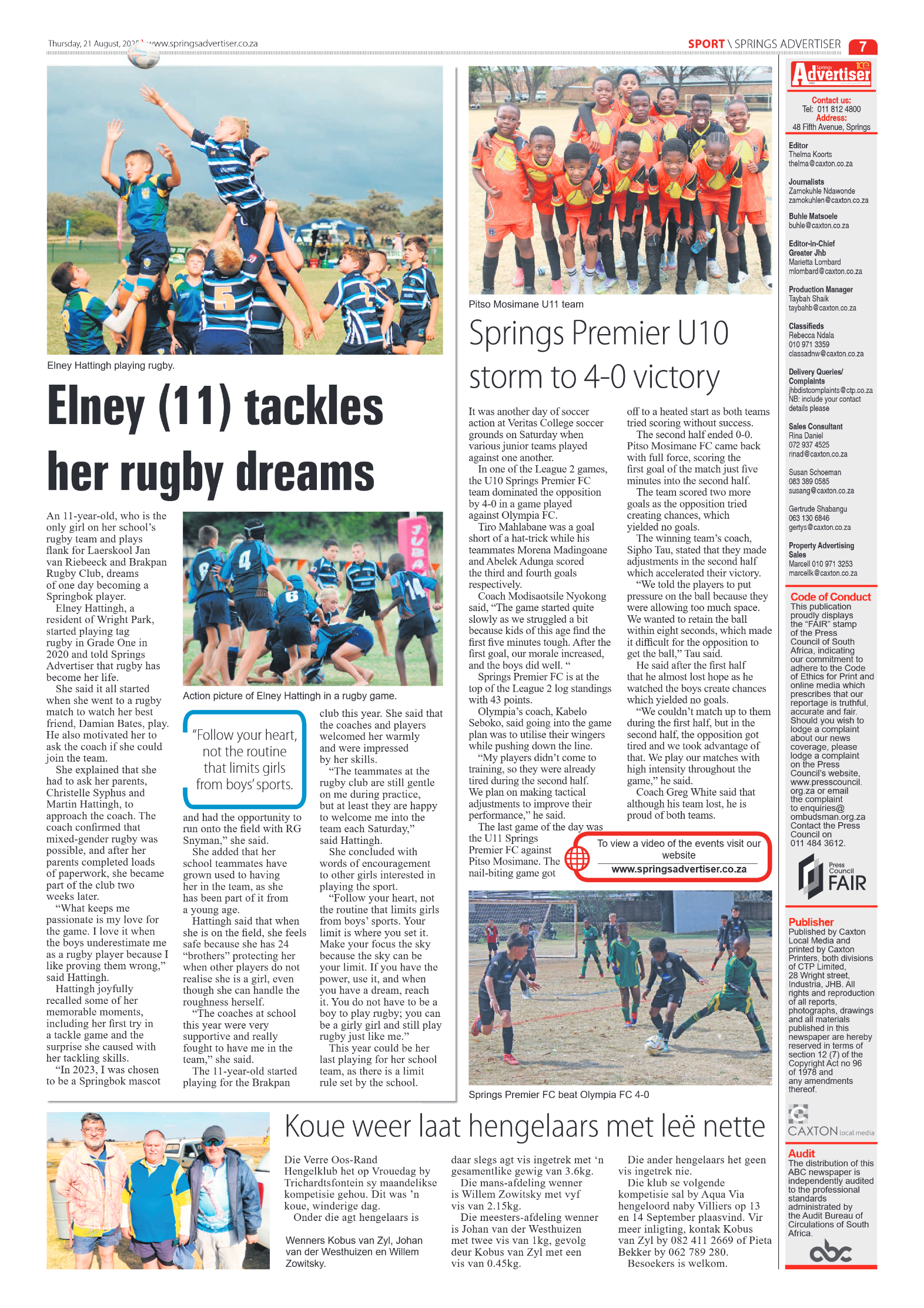 Springs Advertiser 21 August 2025 page 7