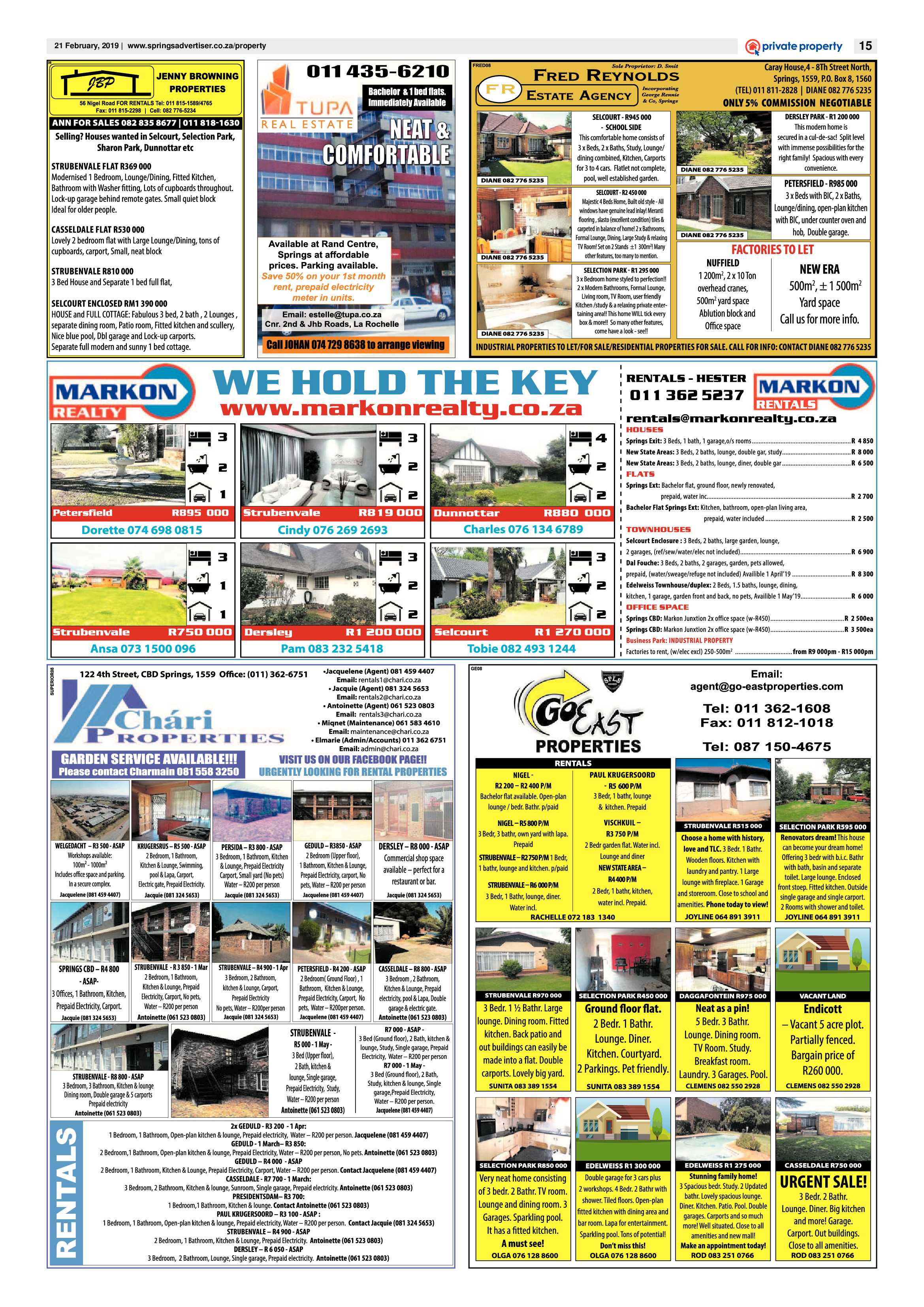 Springs Advertiser 21 February 2019 page 15
