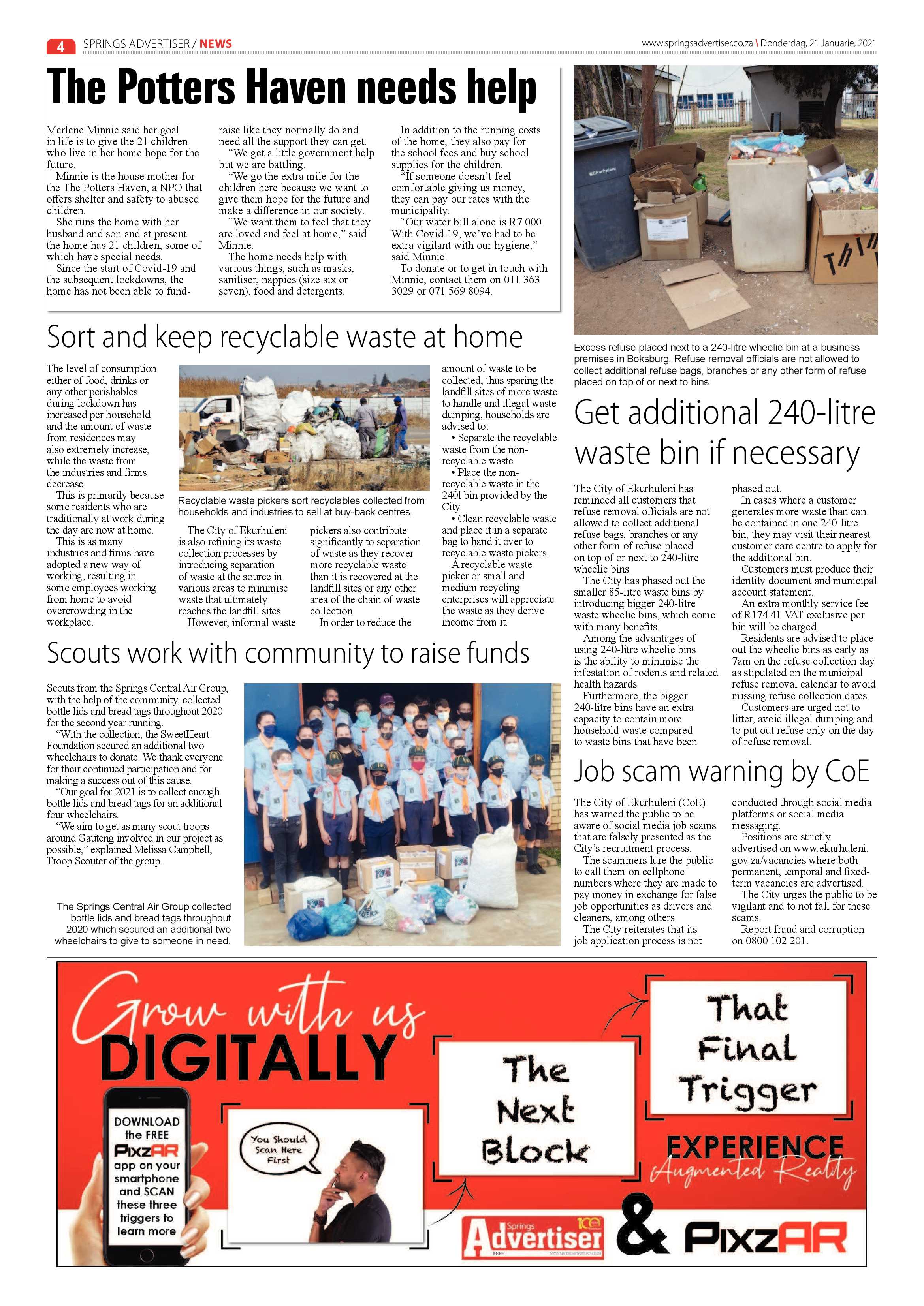 Springs Advertiser 21 January 2021 page 4
