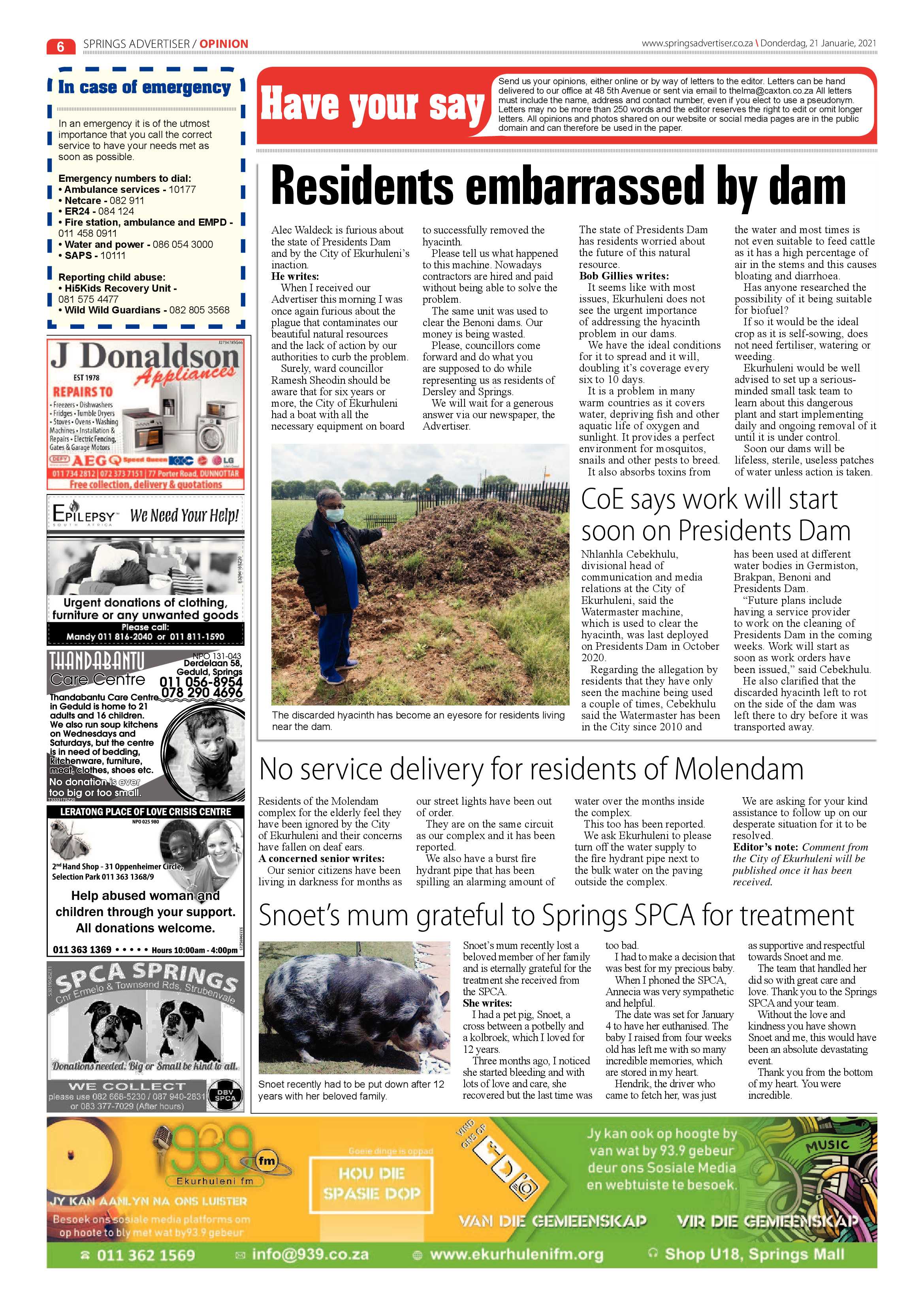 Springs Advertiser 21 January 2021 page 6