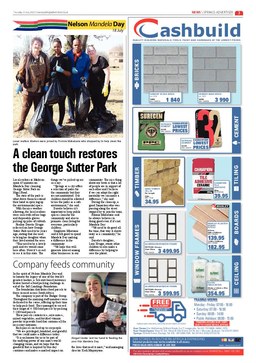 Springs Advertiser 21 July 2022 page 3