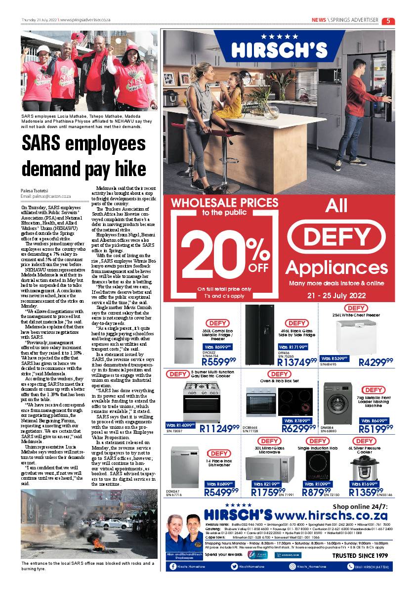 Springs Advertiser 21 July 2022 page 5