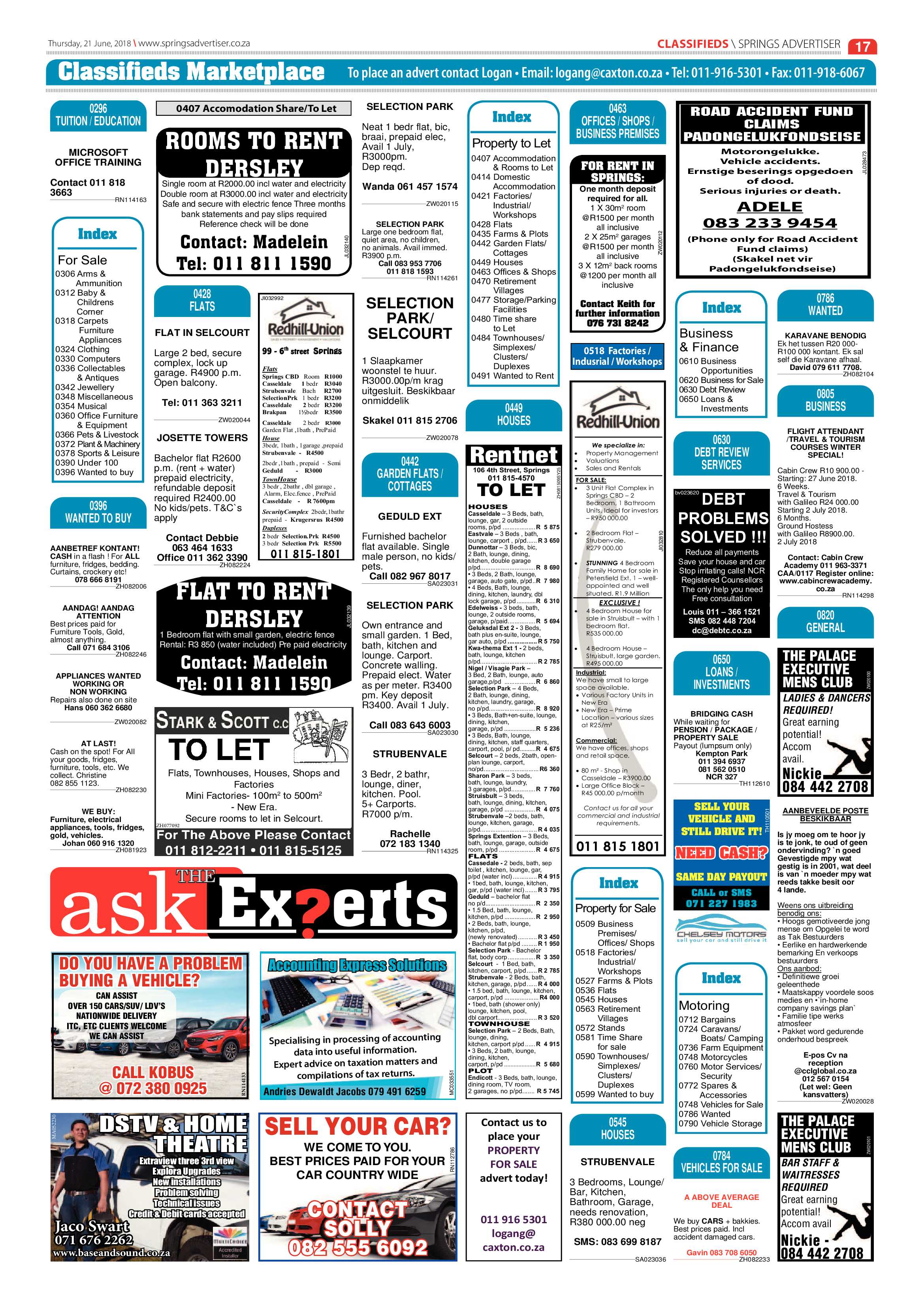 Springs Advertiser 21 June 2018 page 17
