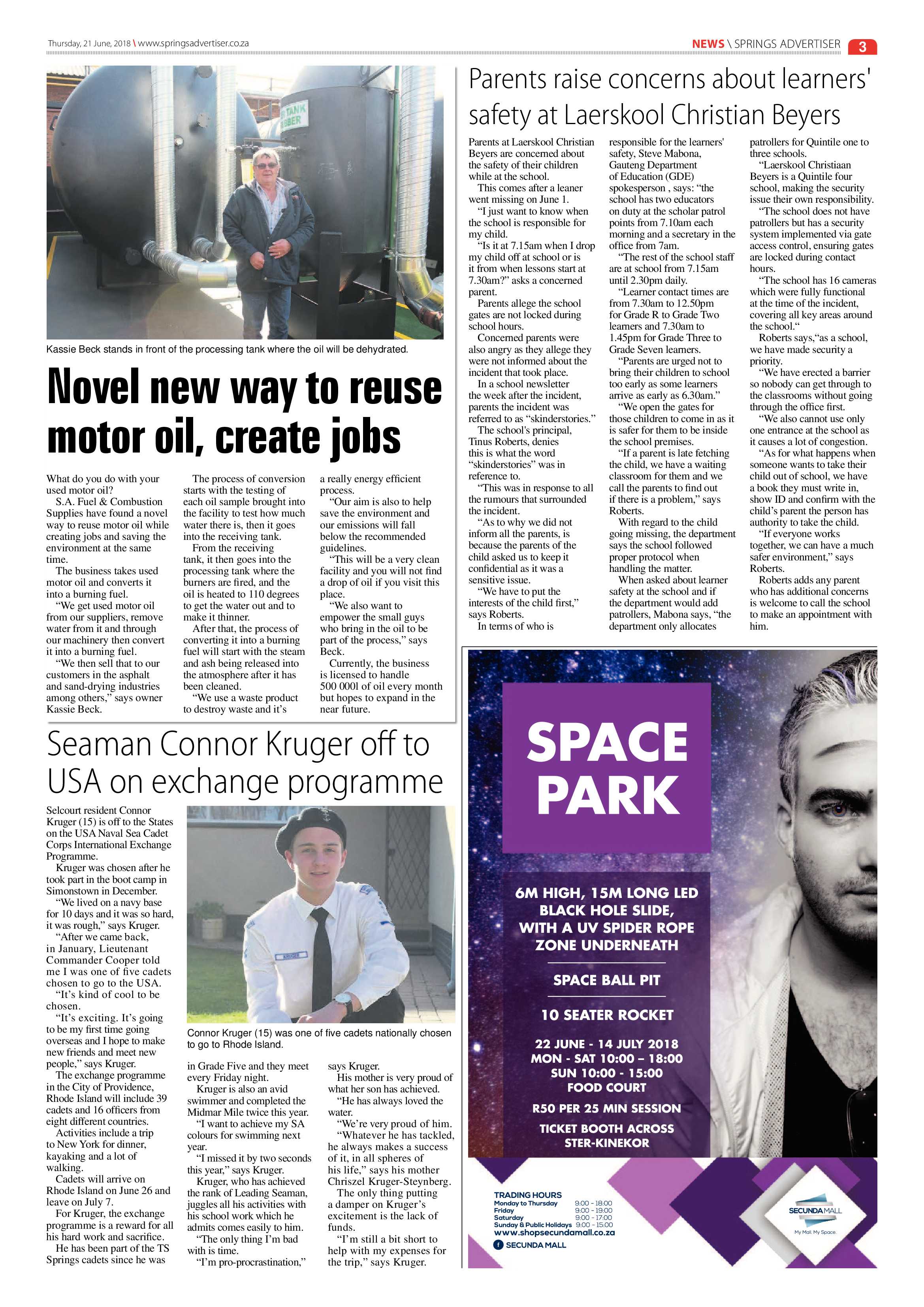 Springs Advertiser 21 June 2018 page 3
