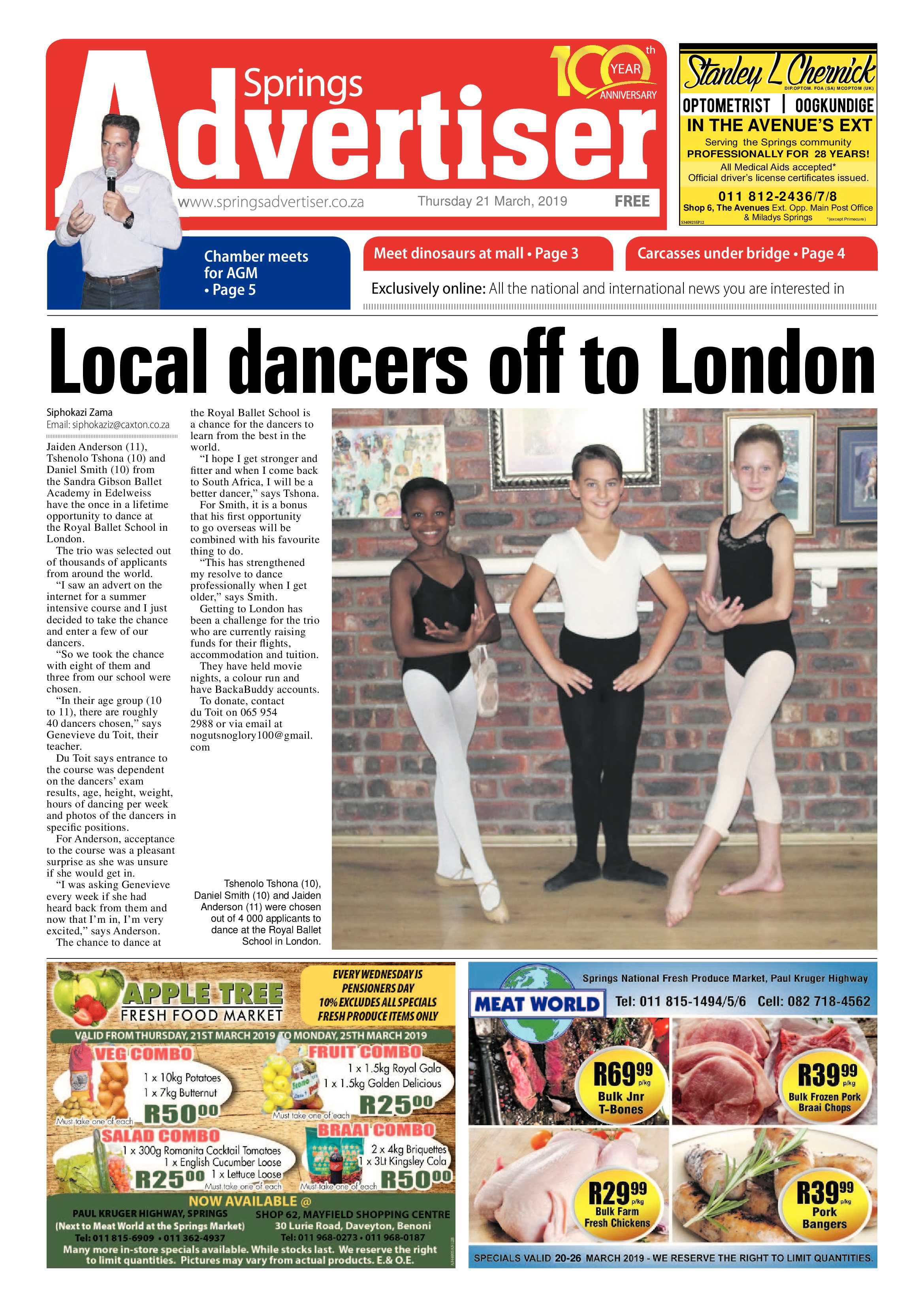 Springs Advertiser 21 March 2019 page 1