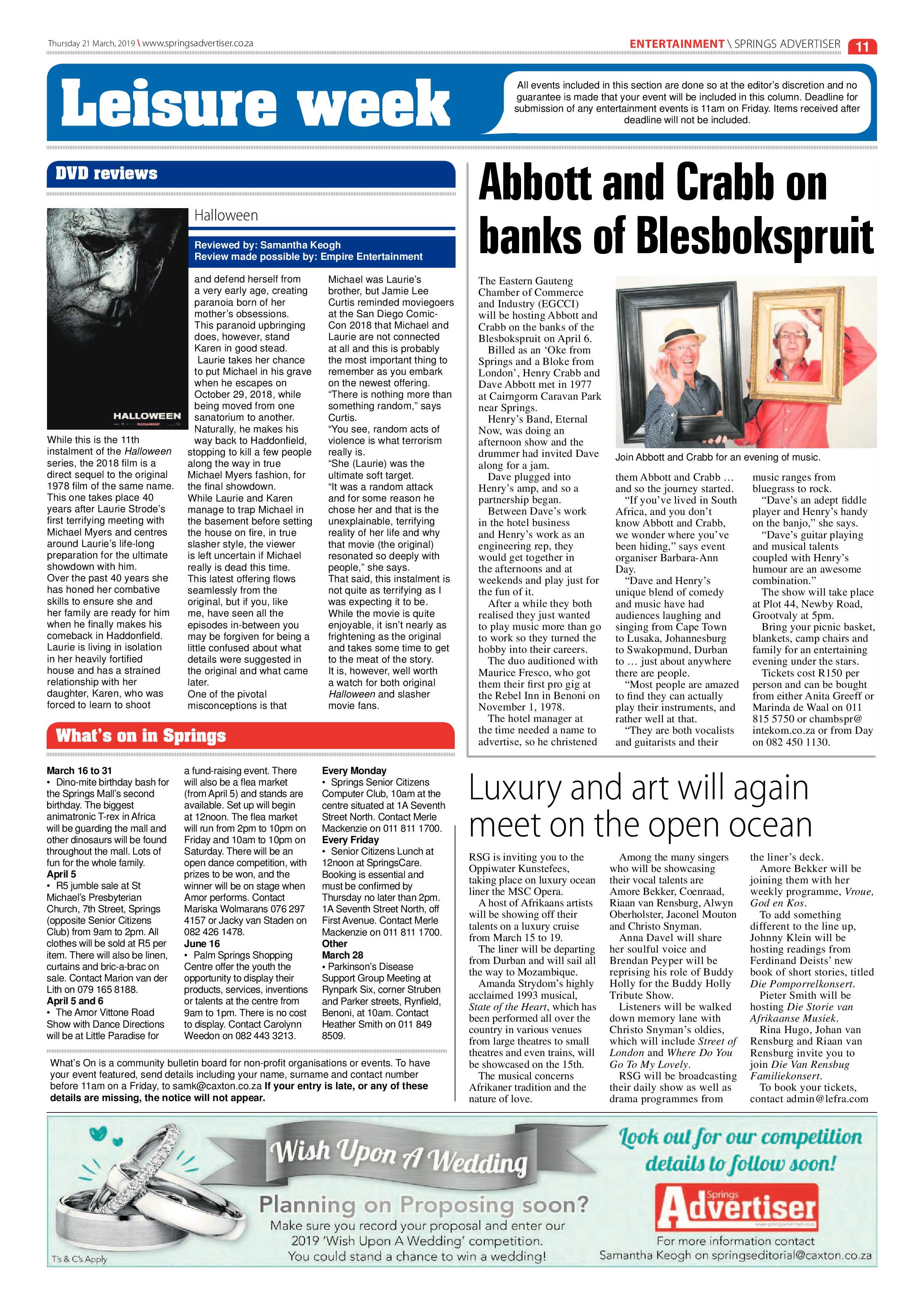 Springs Advertiser 21 March 2019 page 11
