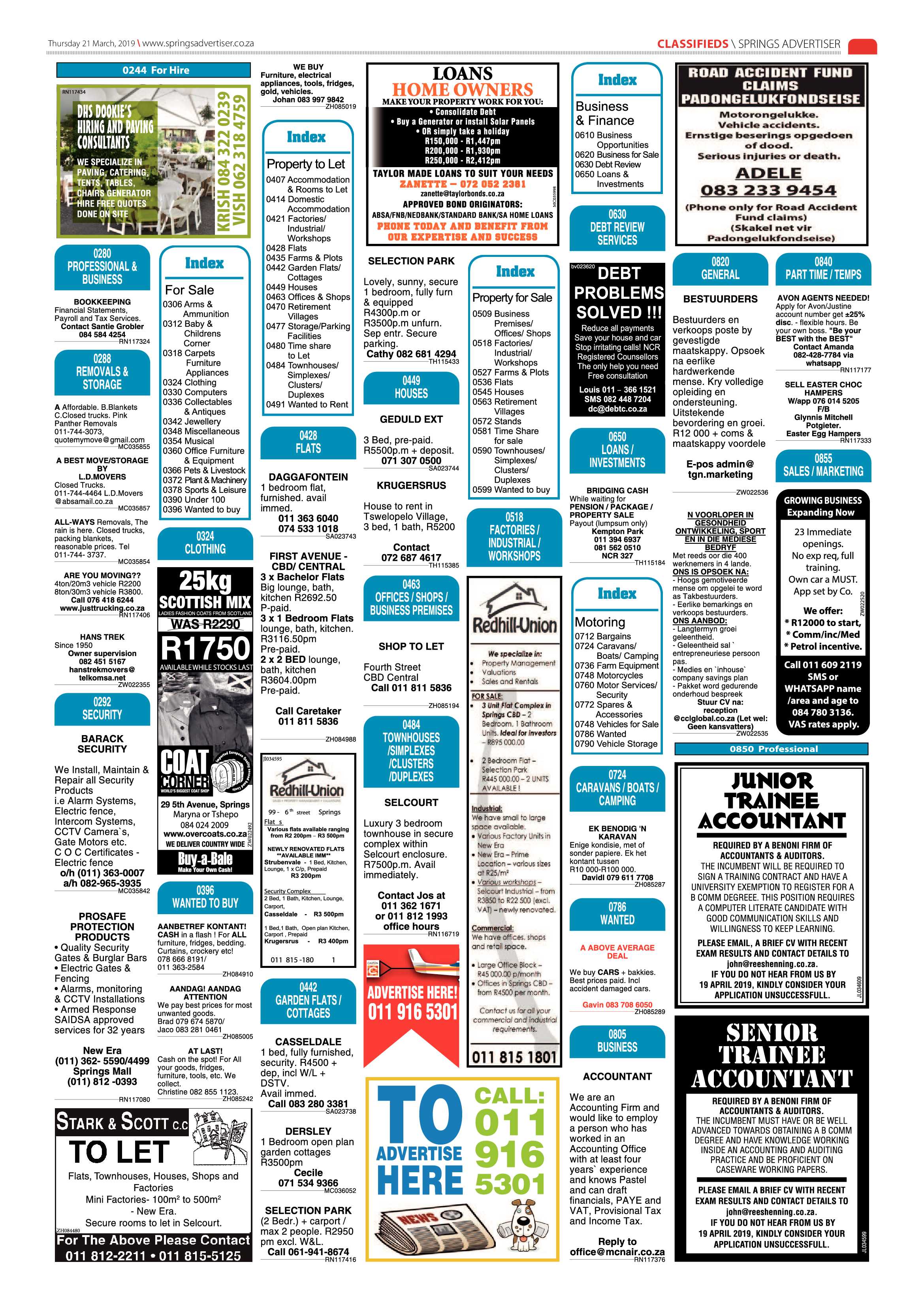 Springs Advertiser 21 March 2019 page 17