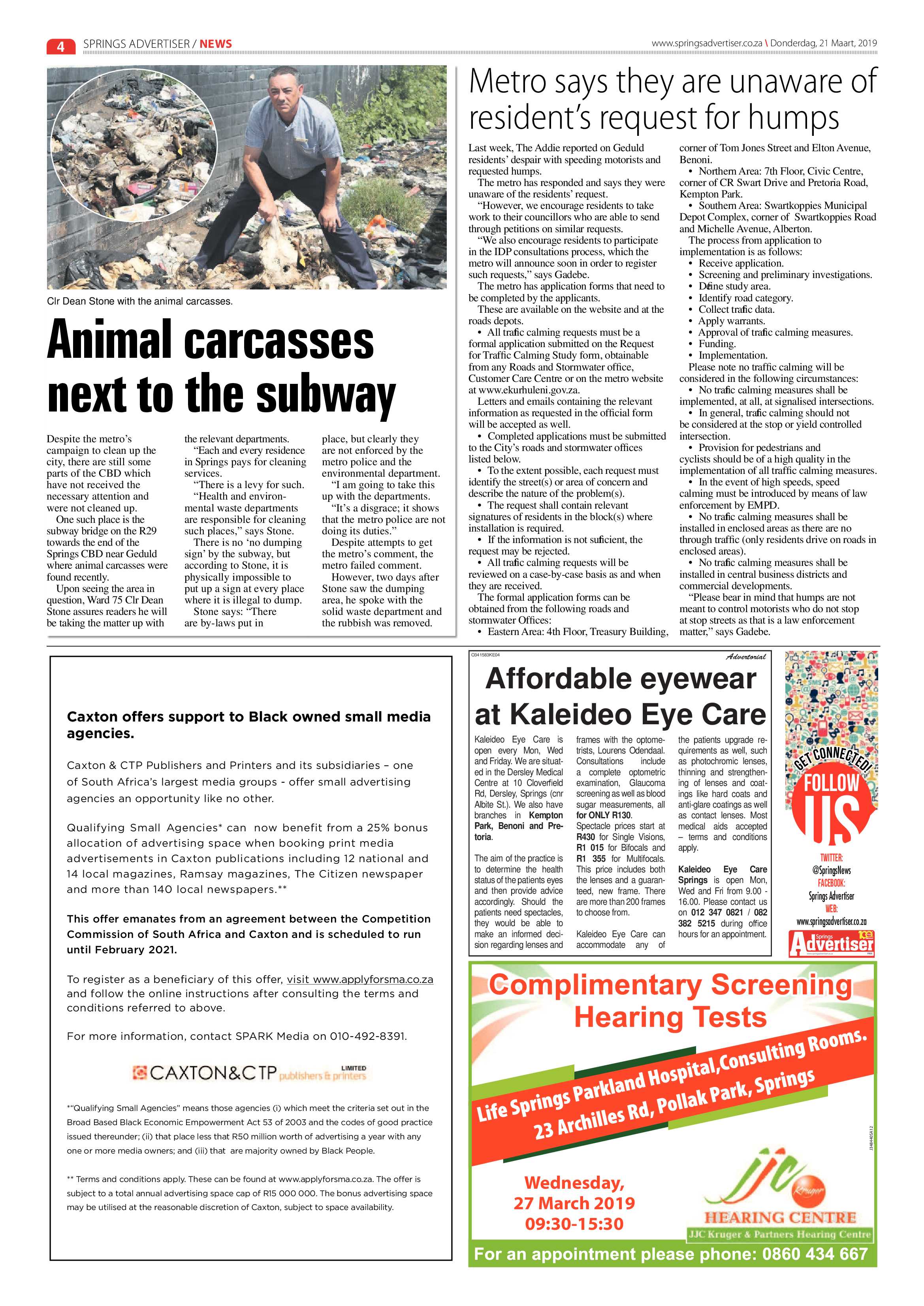 Springs Advertiser 21 March 2019 page 4