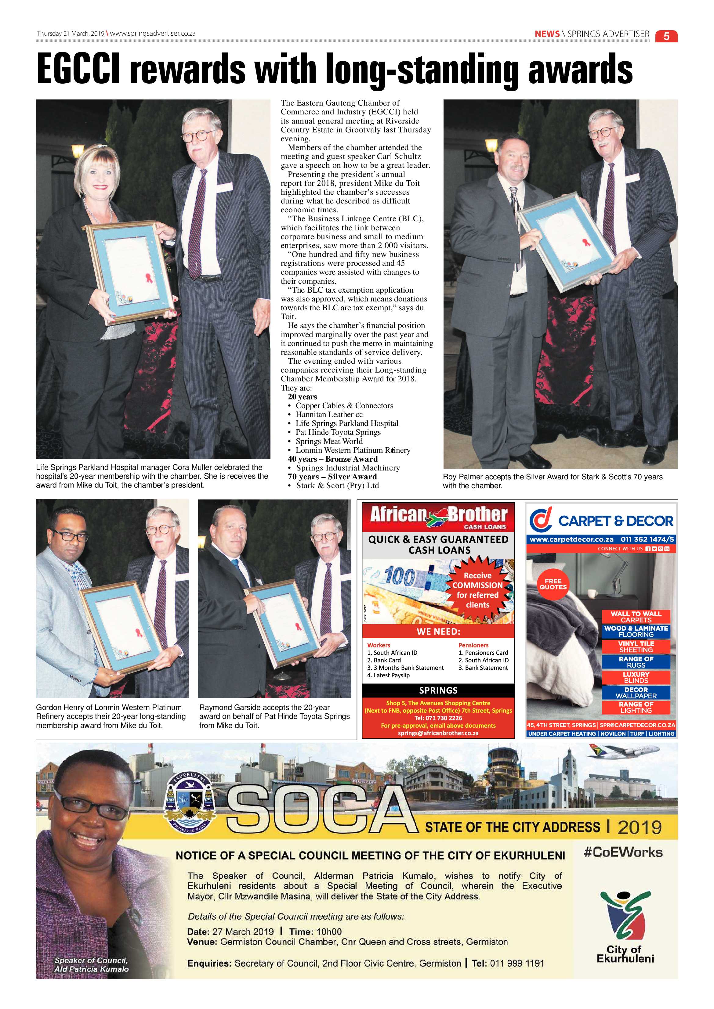 Springs Advertiser 21 March 2019 page 5