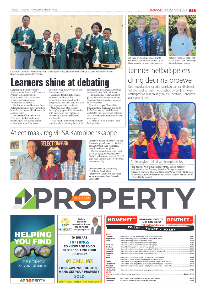 Springs Advertiser 21 March 2024 page 13