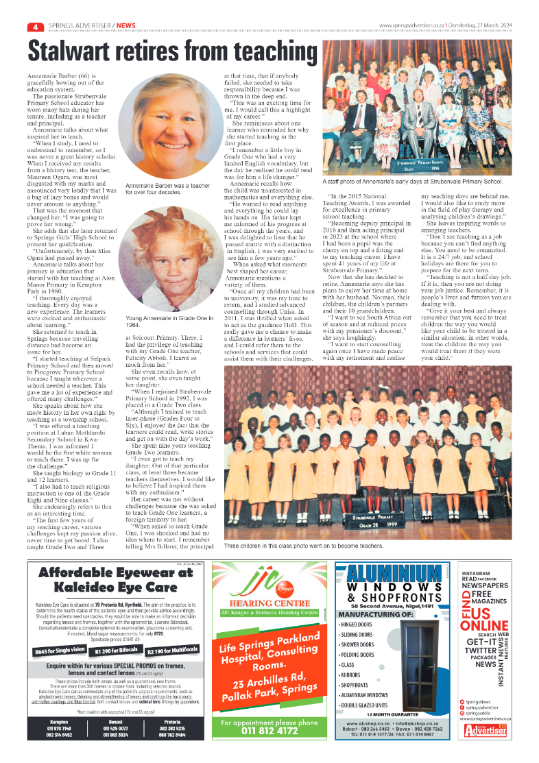 Springs Advertiser 21 March 2024 page 4