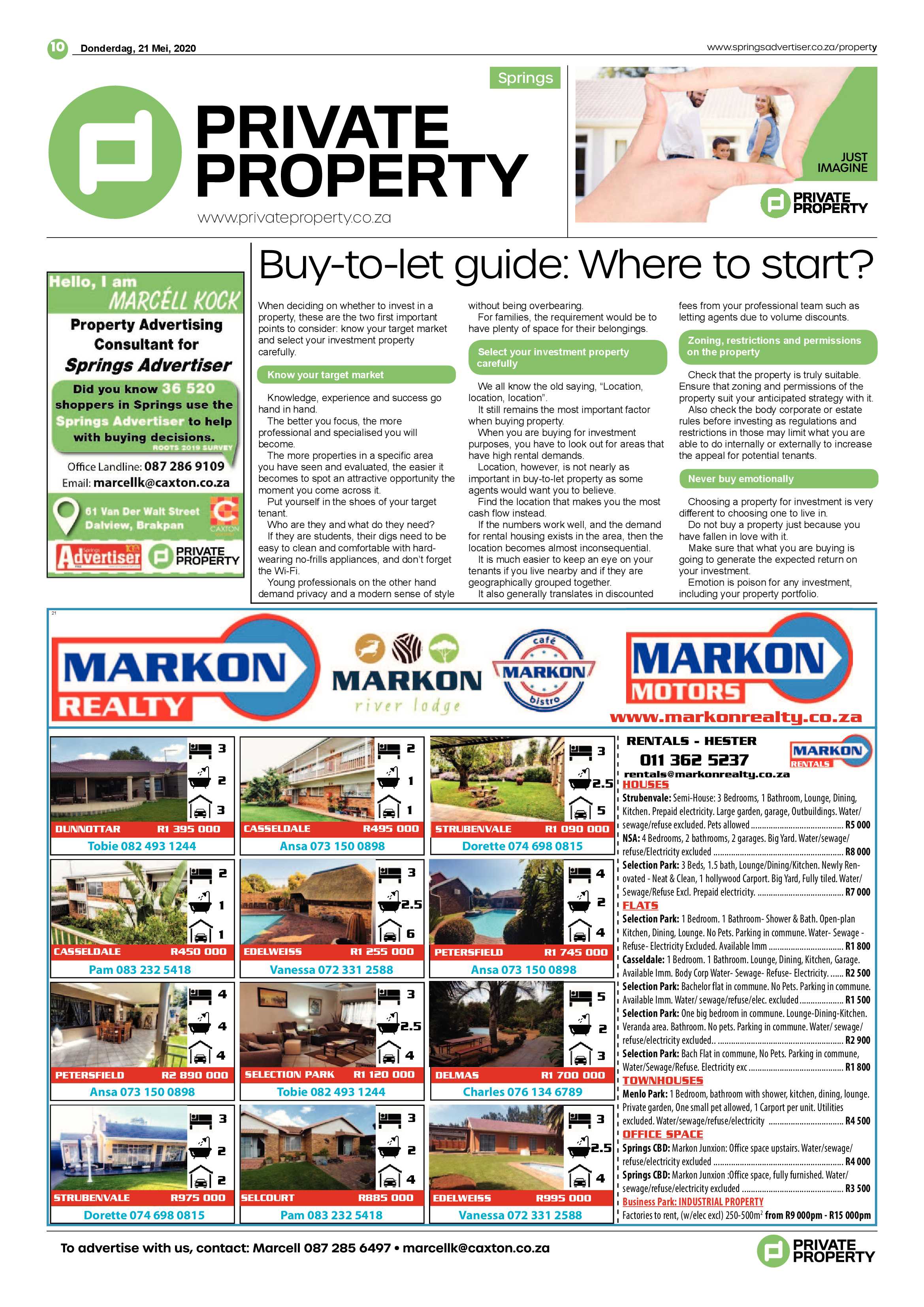 Springs Advertiser 21 May 2020 page 10