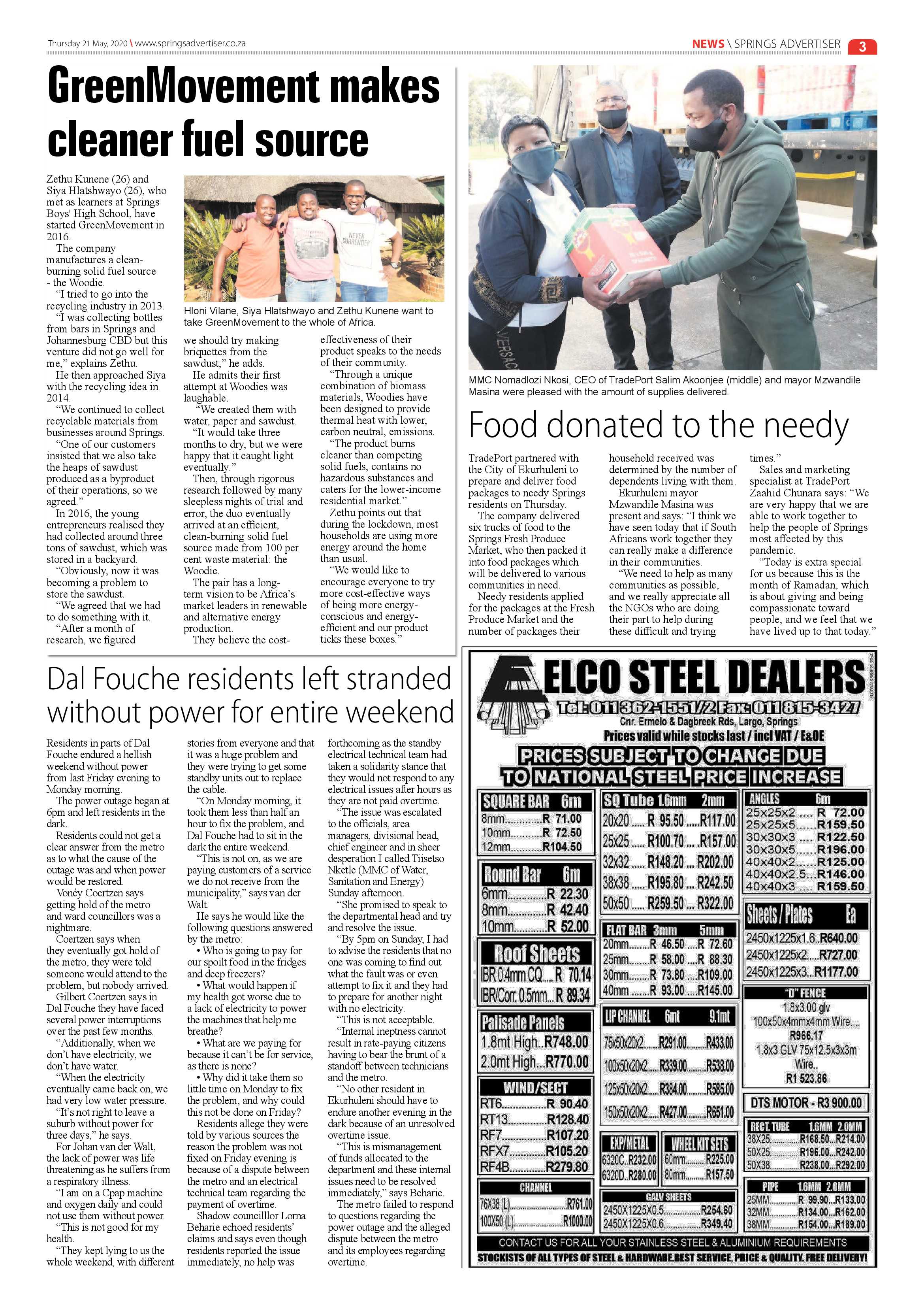 Springs Advertiser 21 May 2020 page 3