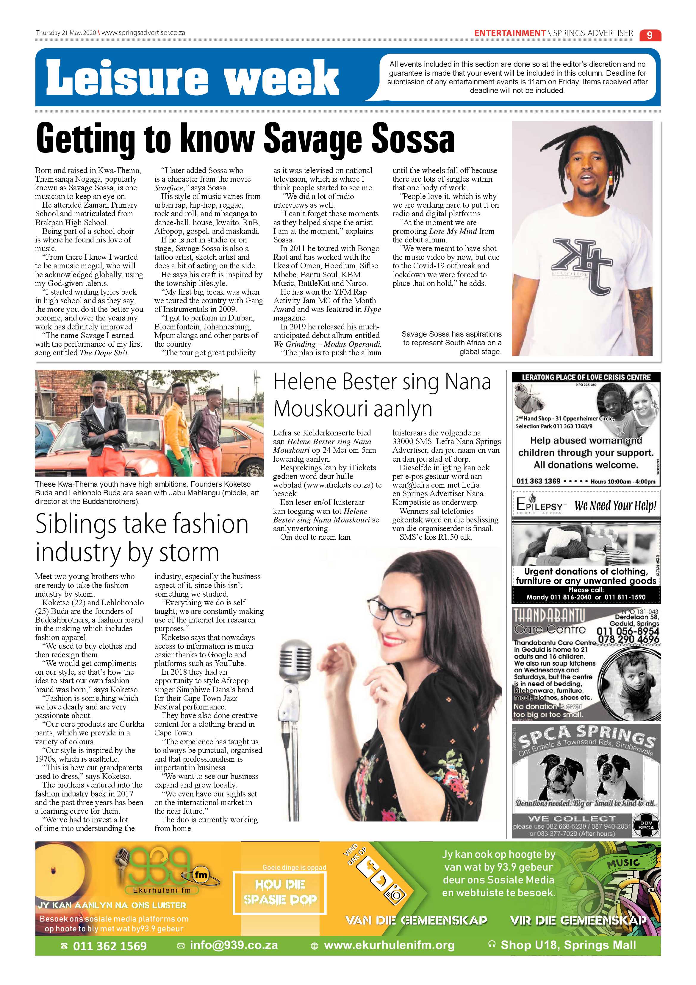 Springs Advertiser 21 May 2020 page 9