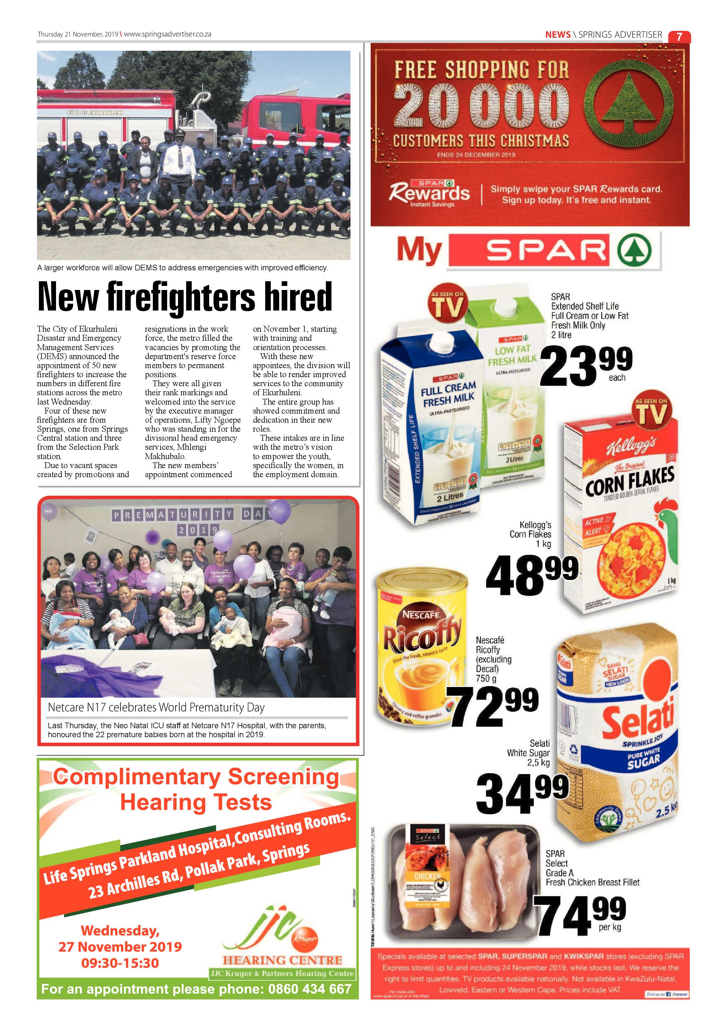 Springs Advertiser 21 November 2019 page 7