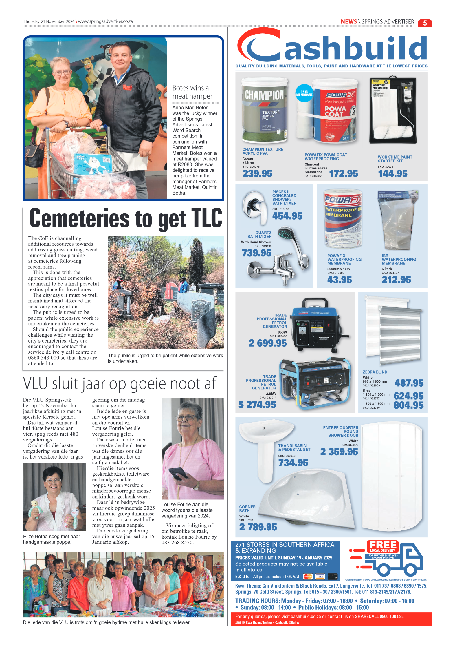 Springs Advertiser 21 November 2024 page 5