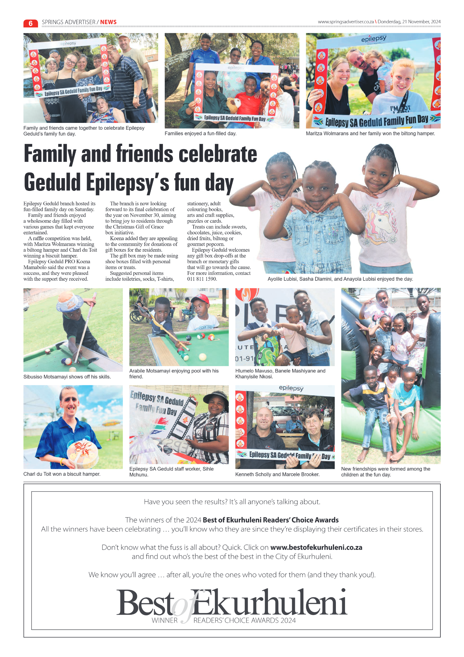 Springs Advertiser 21 November 2024 page 6