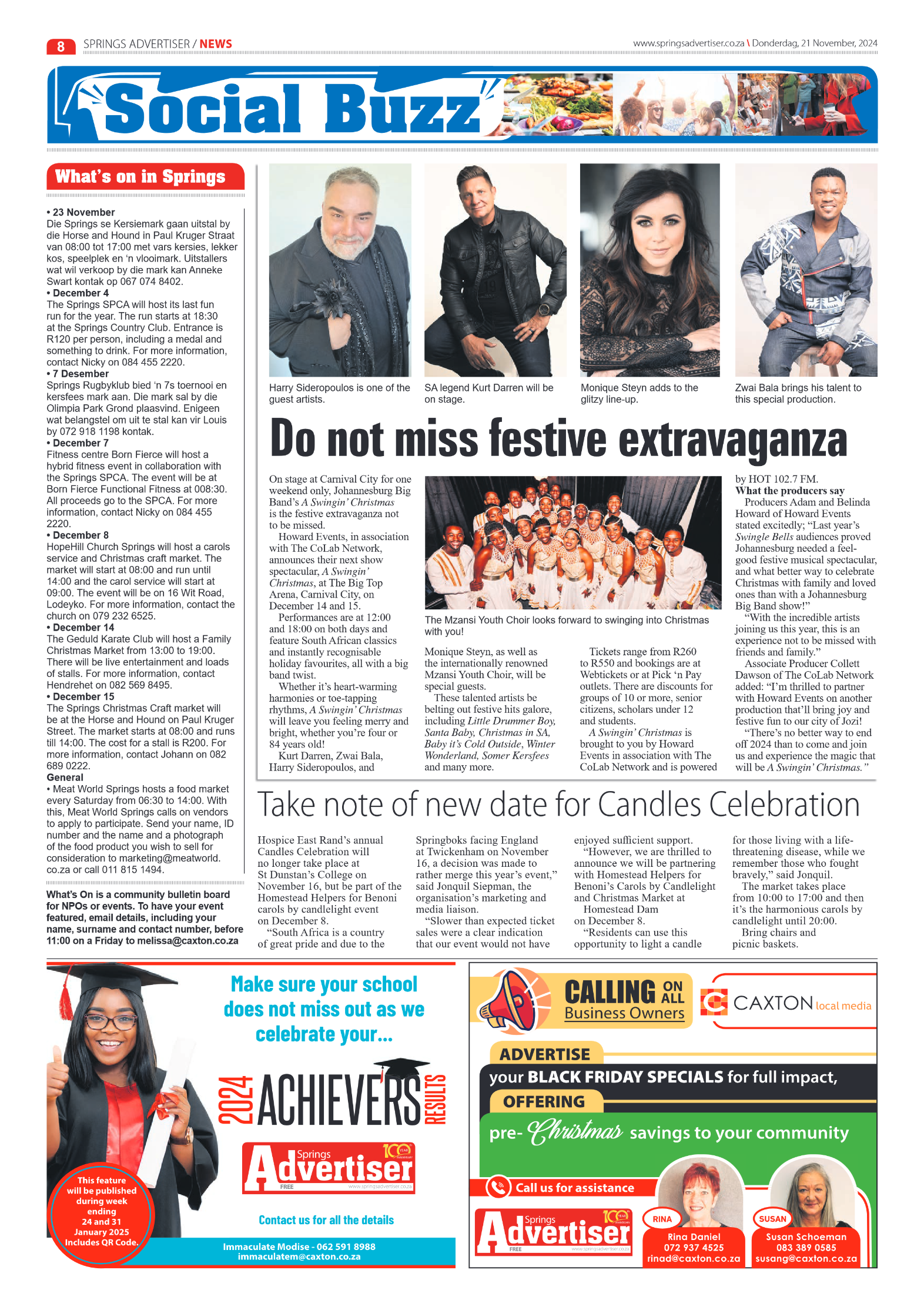 Springs Advertiser 21 November 2024 page 8