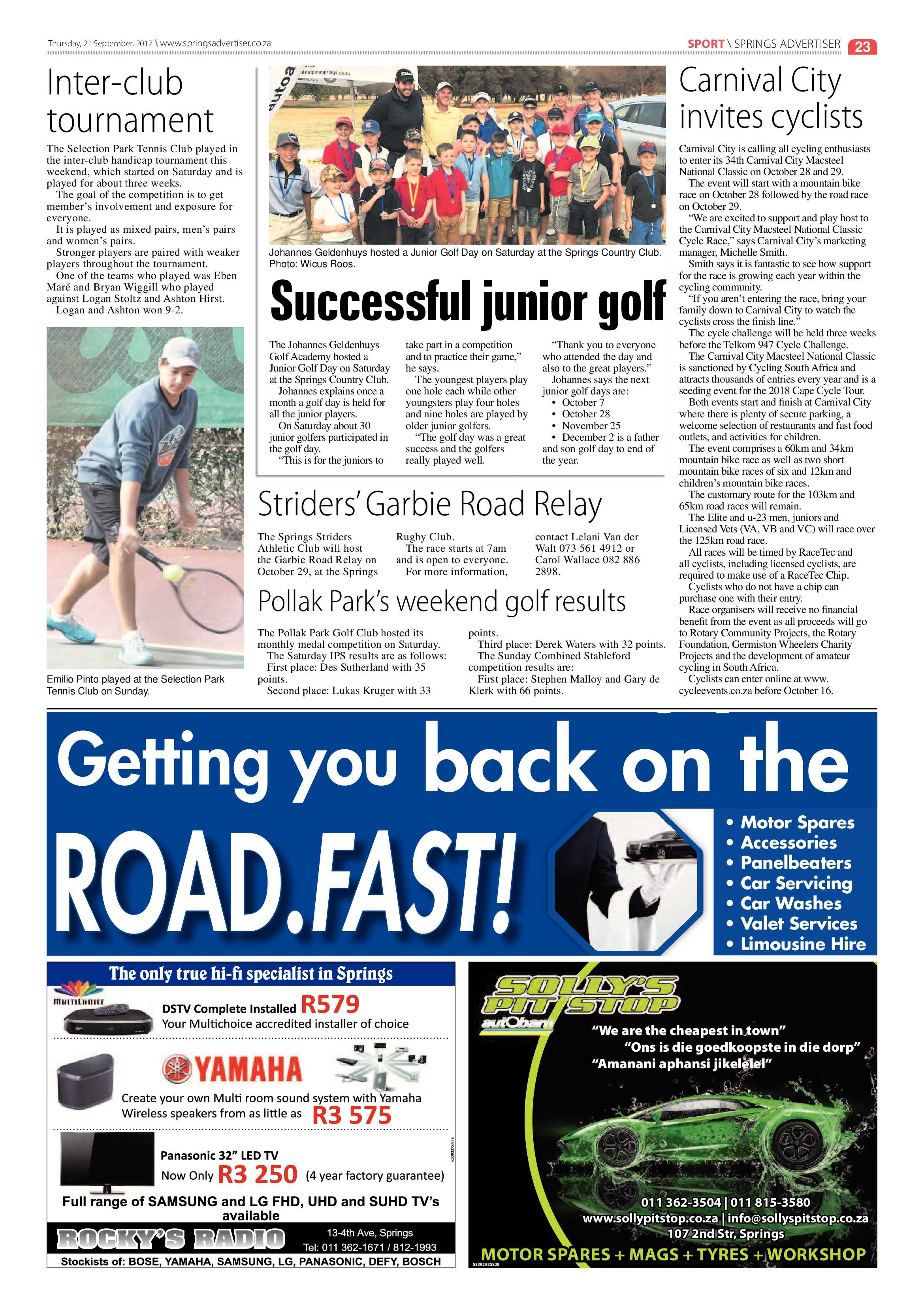 Springs Advertiser 21 September 2017 page 23