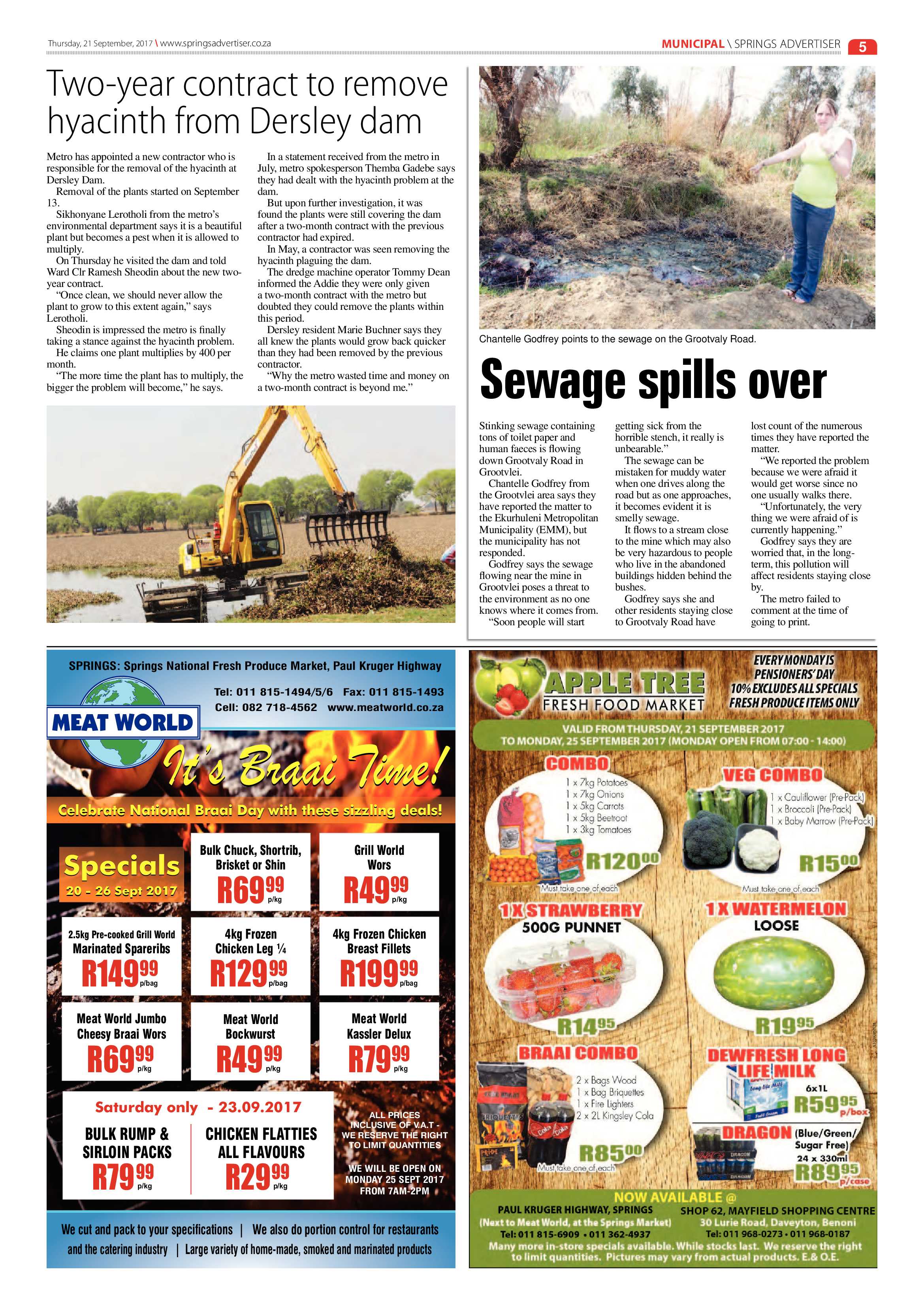 Springs Advertiser 21 September 2017 page 5
