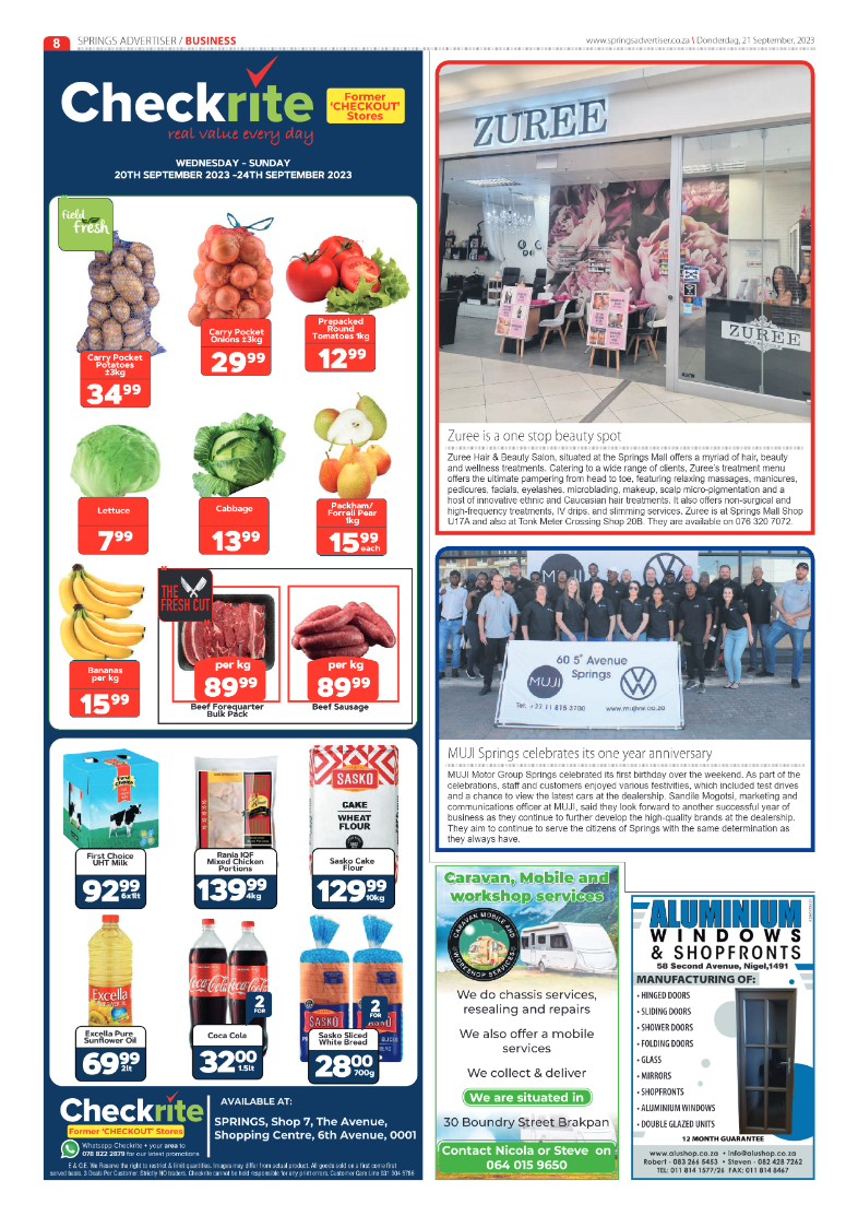 Springs Advertiser 21 September 2023 page 8