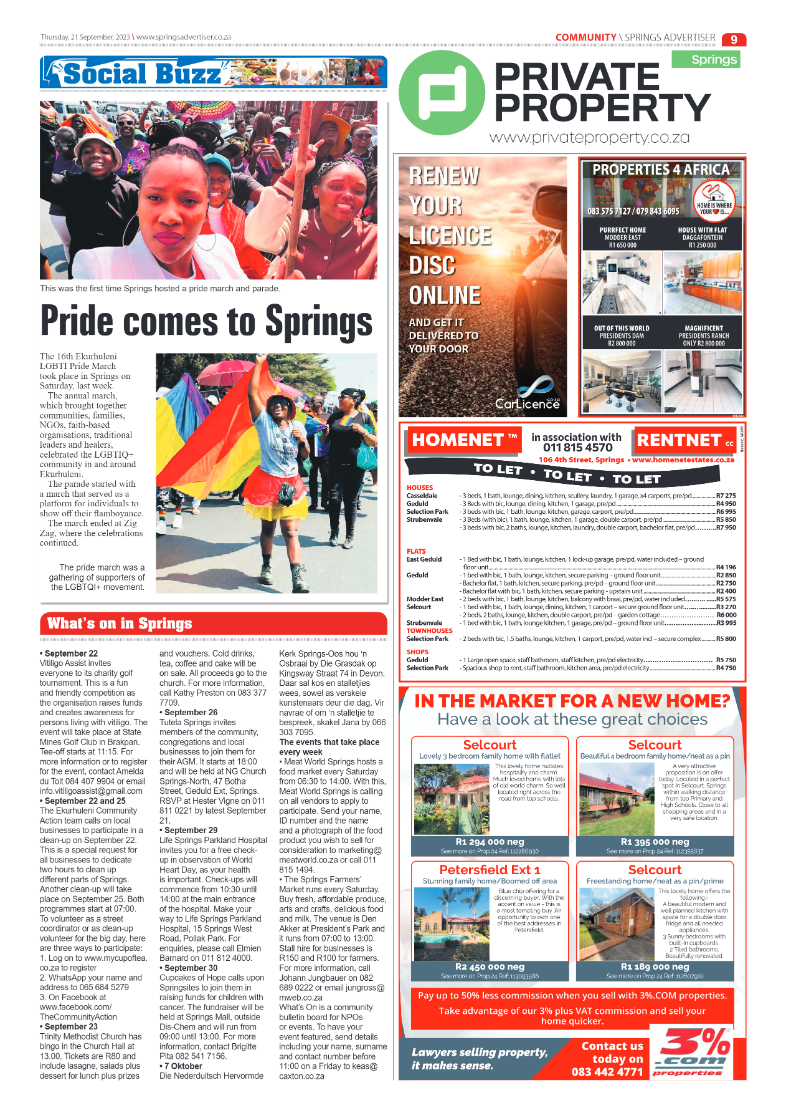 Springs Advertiser 21 September 2023 page 9