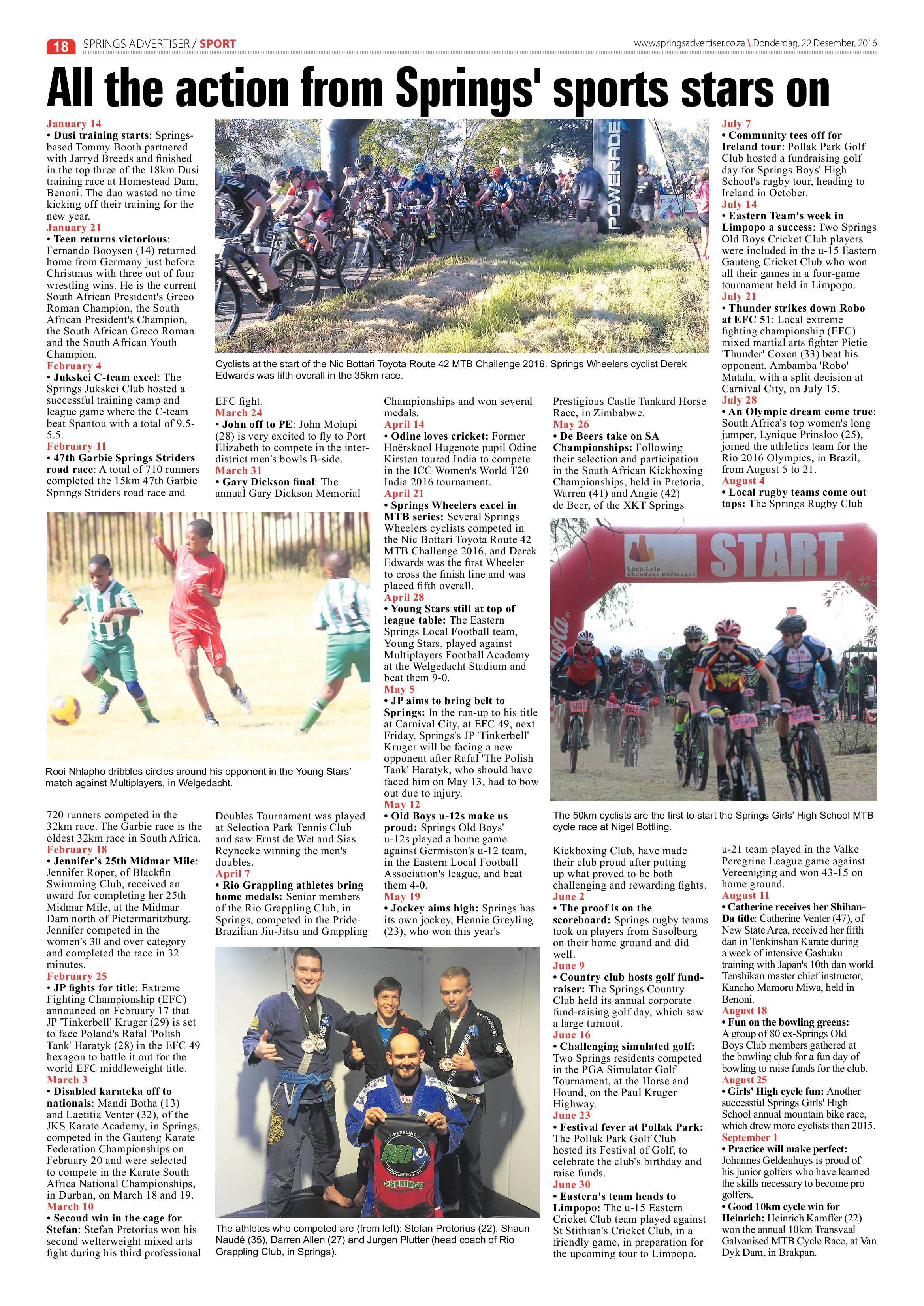 Springs Advertiser 22 December 2016 page 18