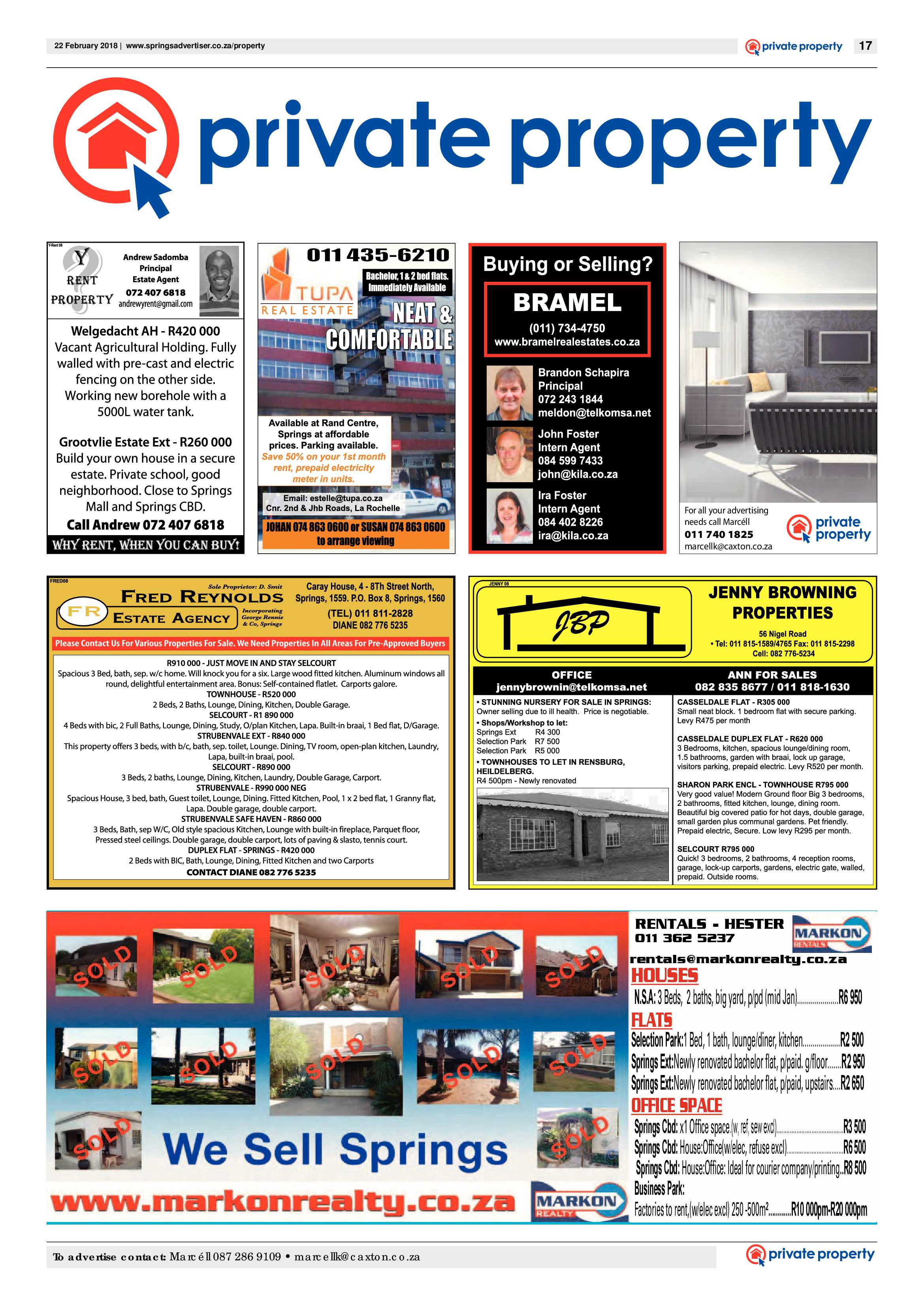 Springs Advertiser 22 February 2018 page 19