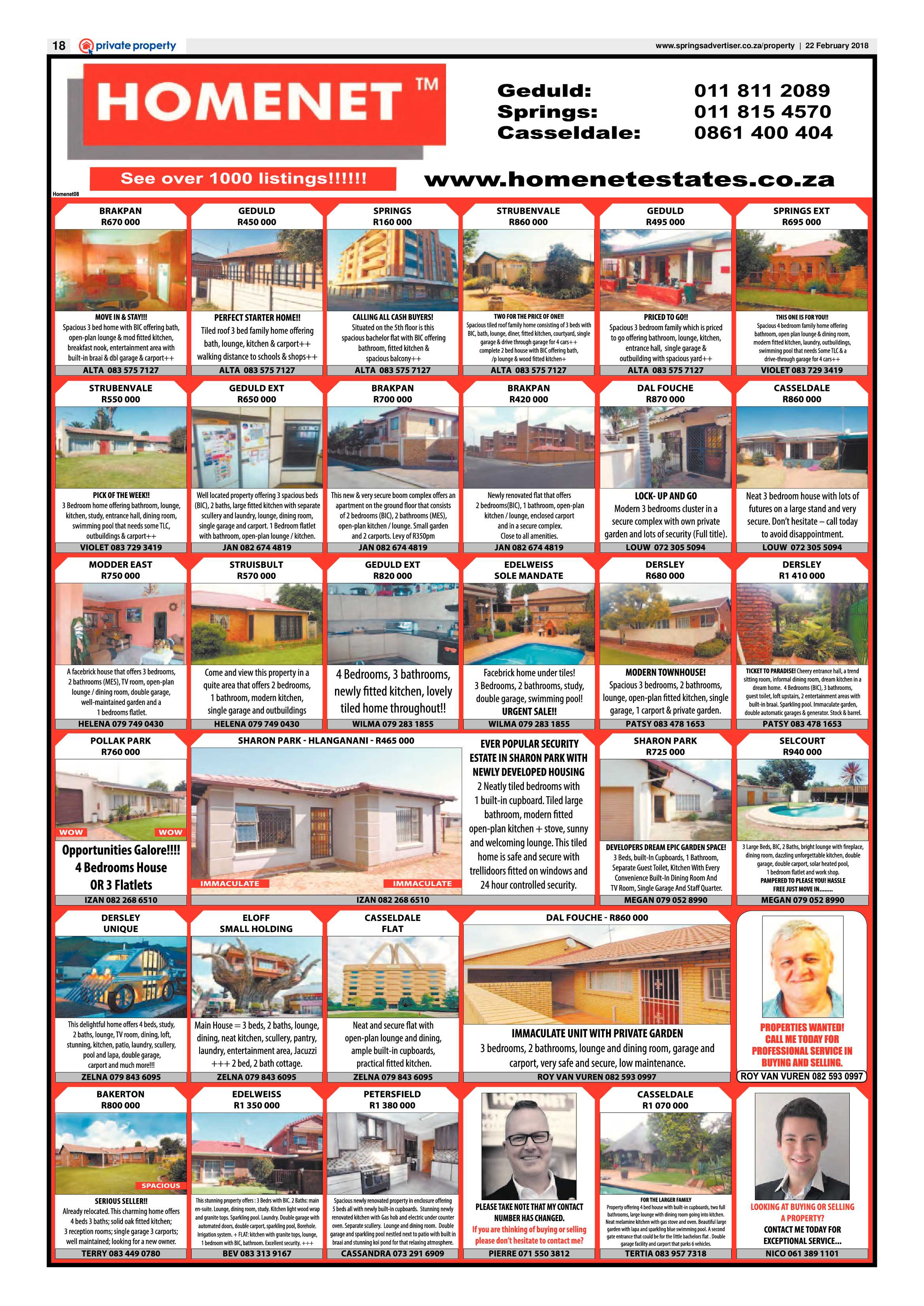Springs Advertiser 22 February 2018 page 20