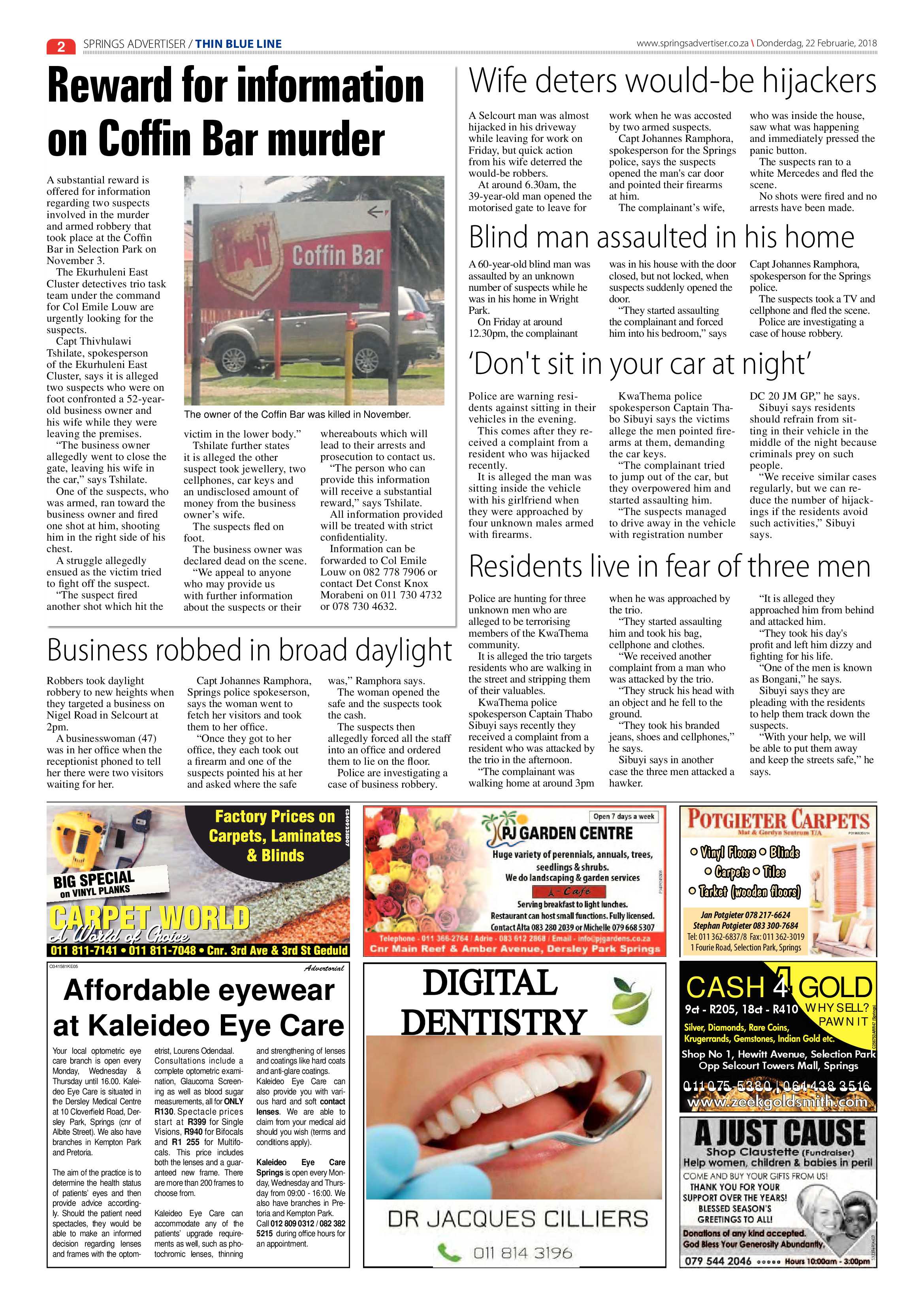Springs Advertiser 22 February 2018 page 4