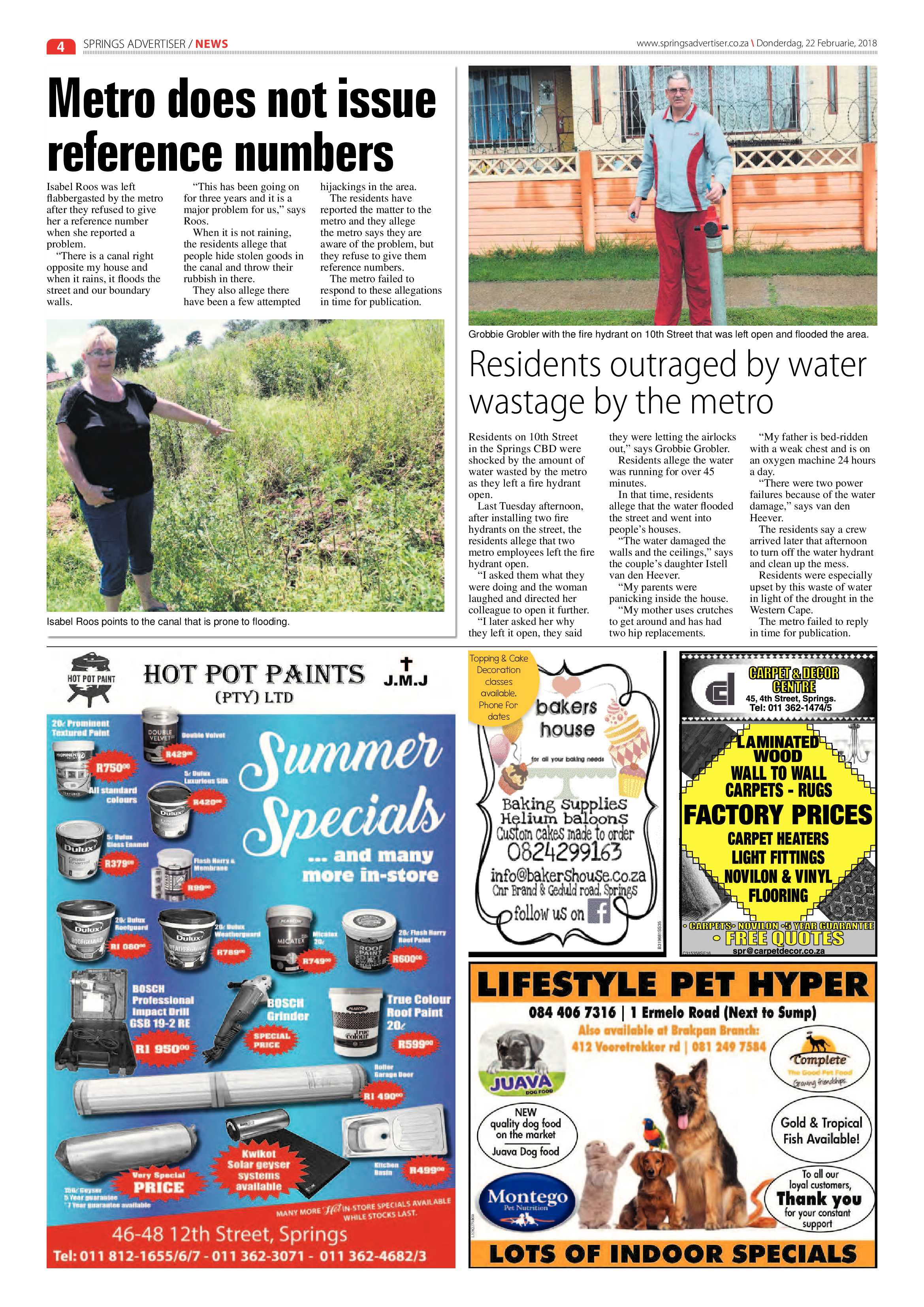 Springs Advertiser 22 February 2018 page 6