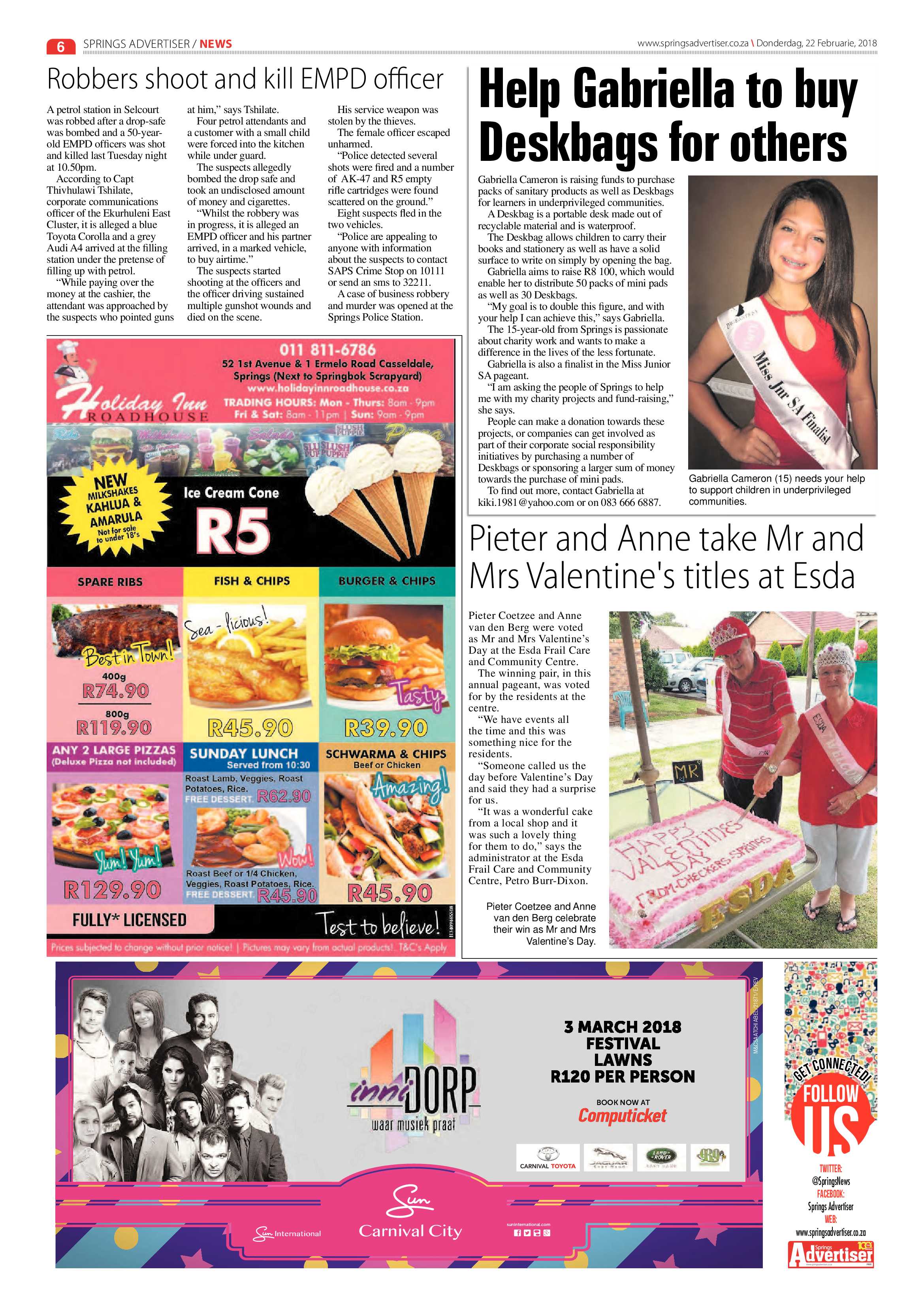 Springs Advertiser 22 February 2018 page 8