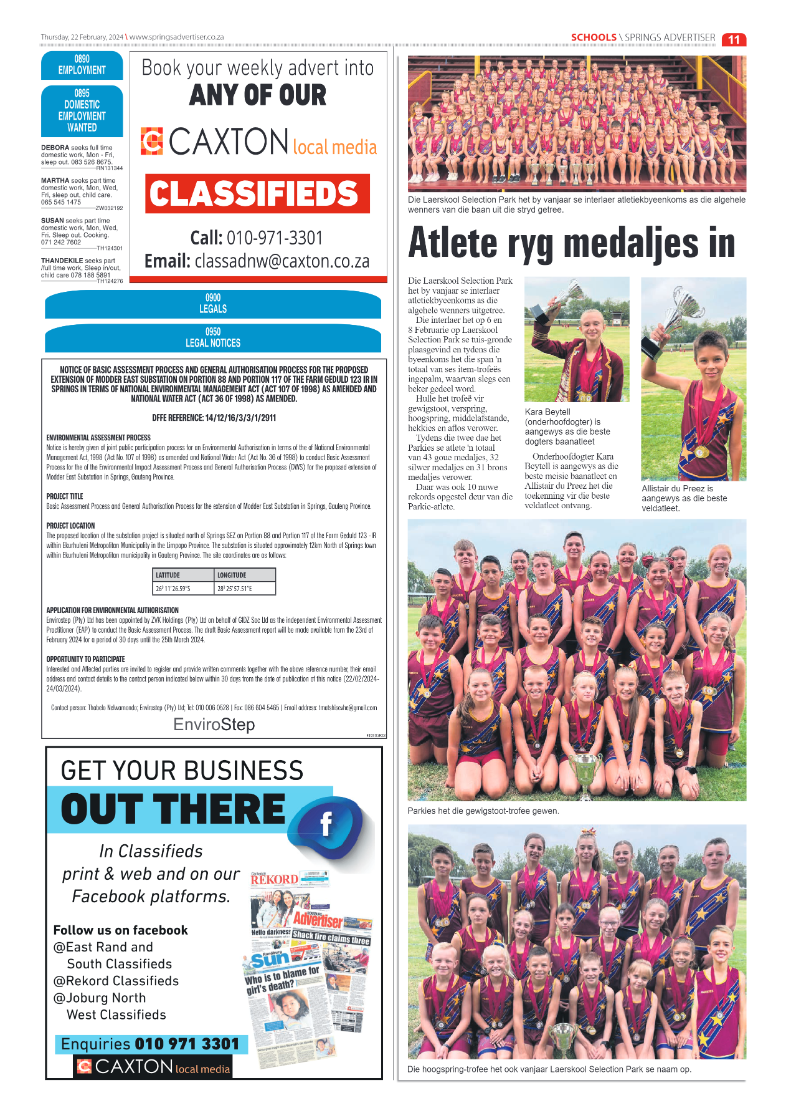 Springs Advertiser 22 February 2024 page 11