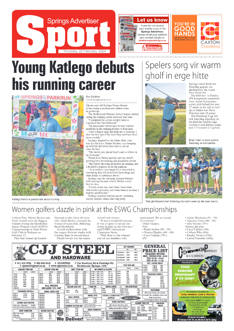 Springs Advertiser 22 February 2024 page 12