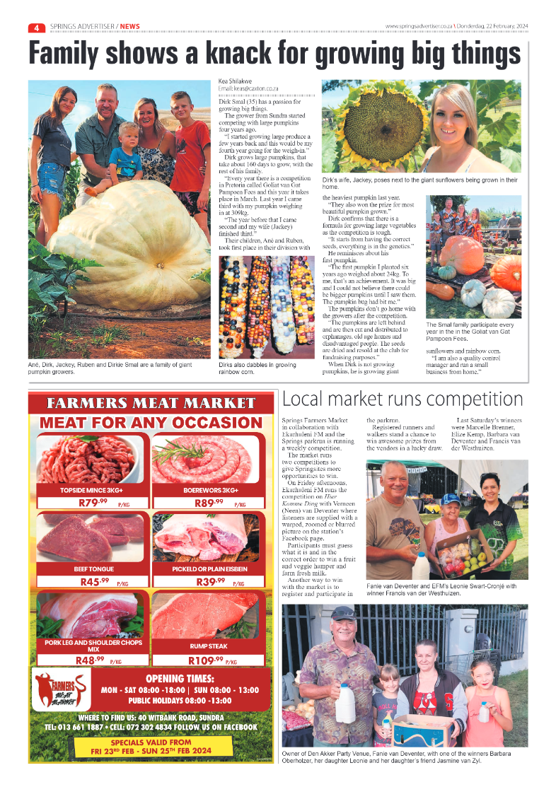 Springs Advertiser 22 February 2024 page 4