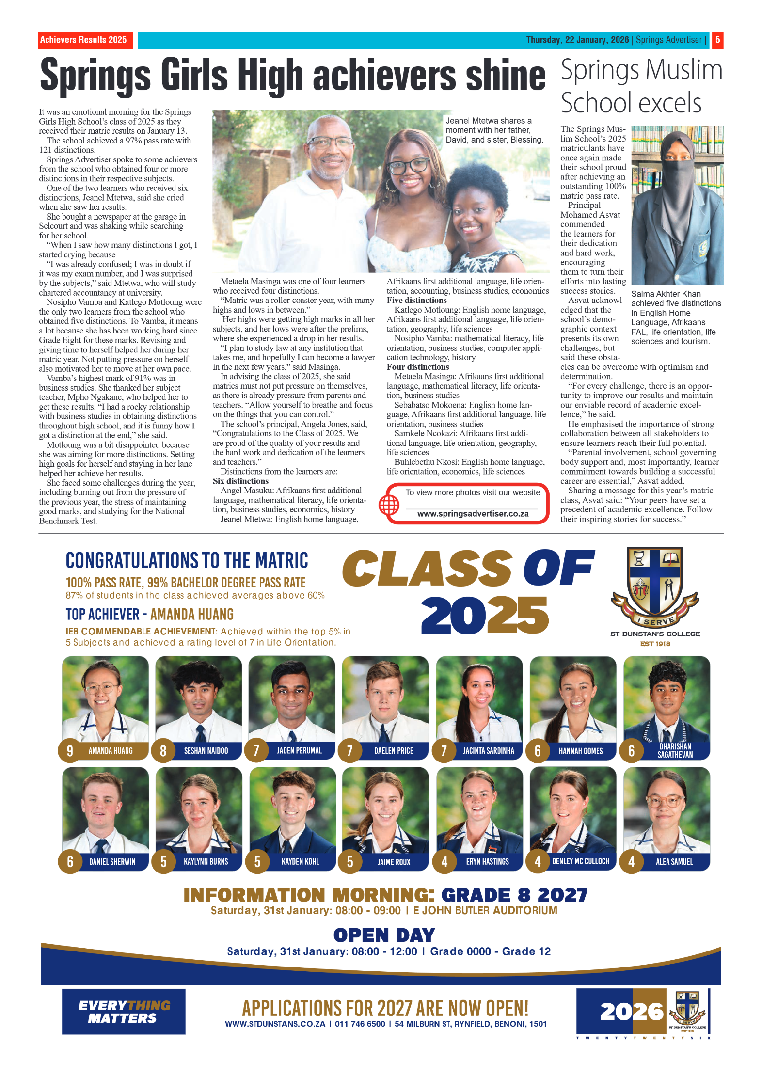 Springs Advertiser 22 January 2026 page 5