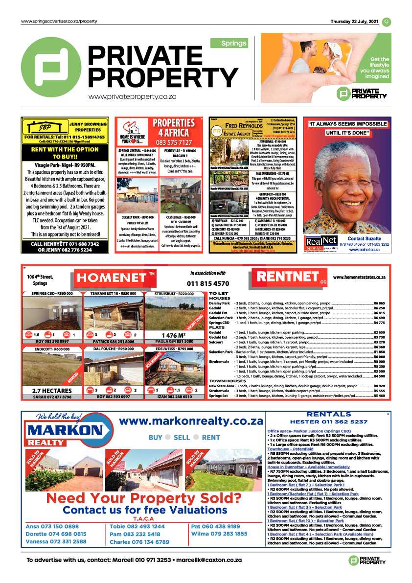 Springs Advertiser 22 July 2021 page 9